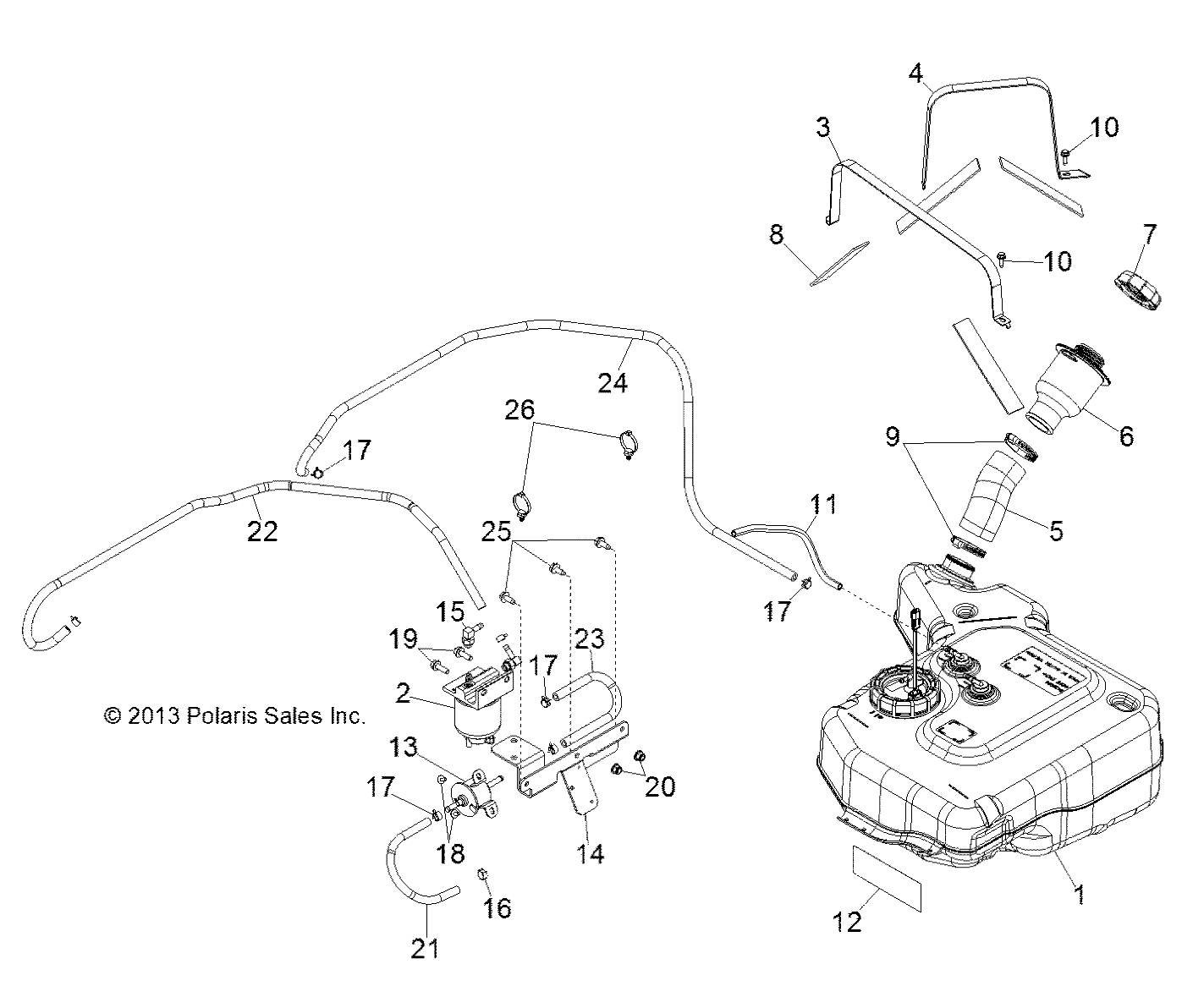 Part Number : 5438877 TANK CAP  DIESEL