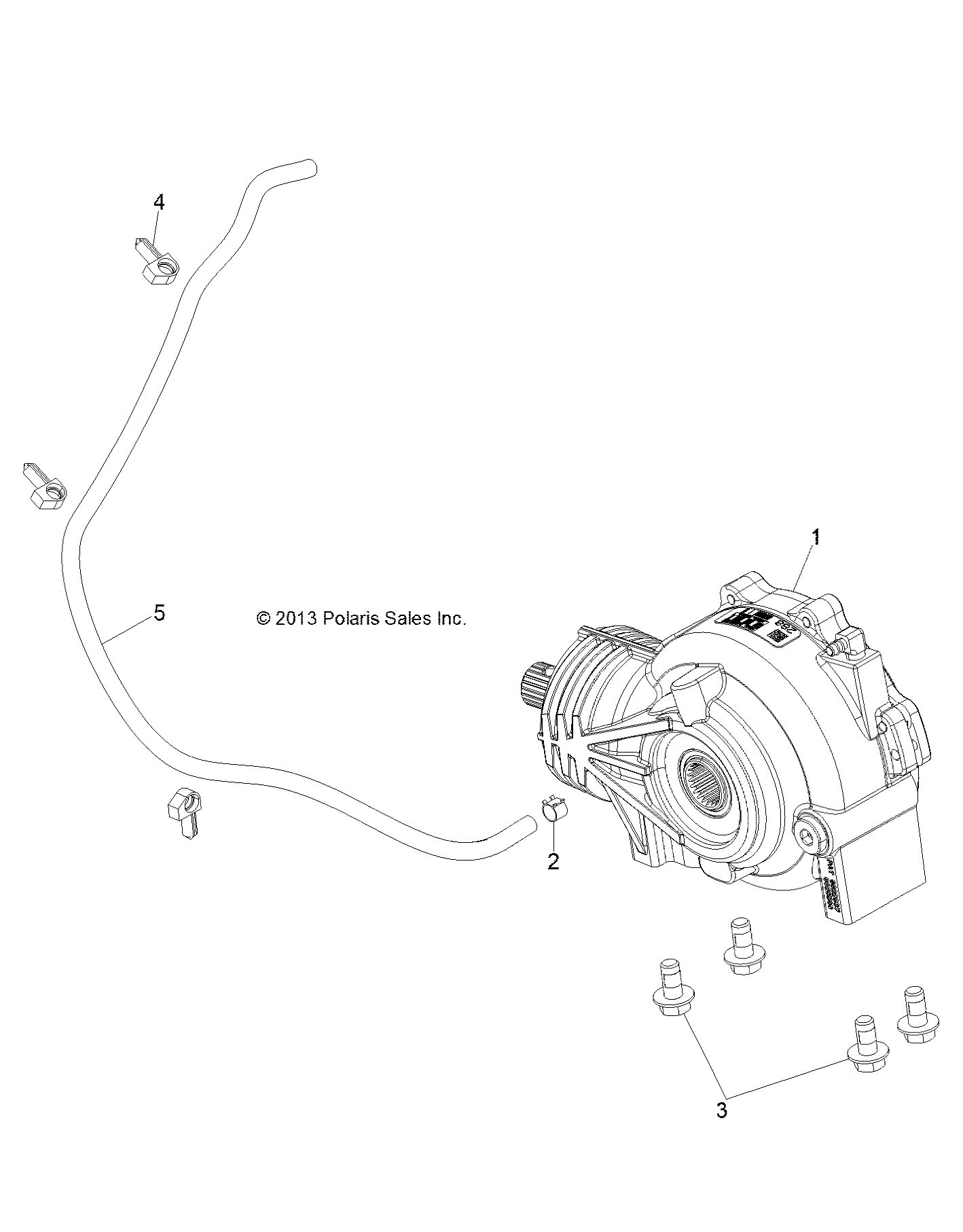 Foto diagrama Polaris que contem a peça 8450003-76