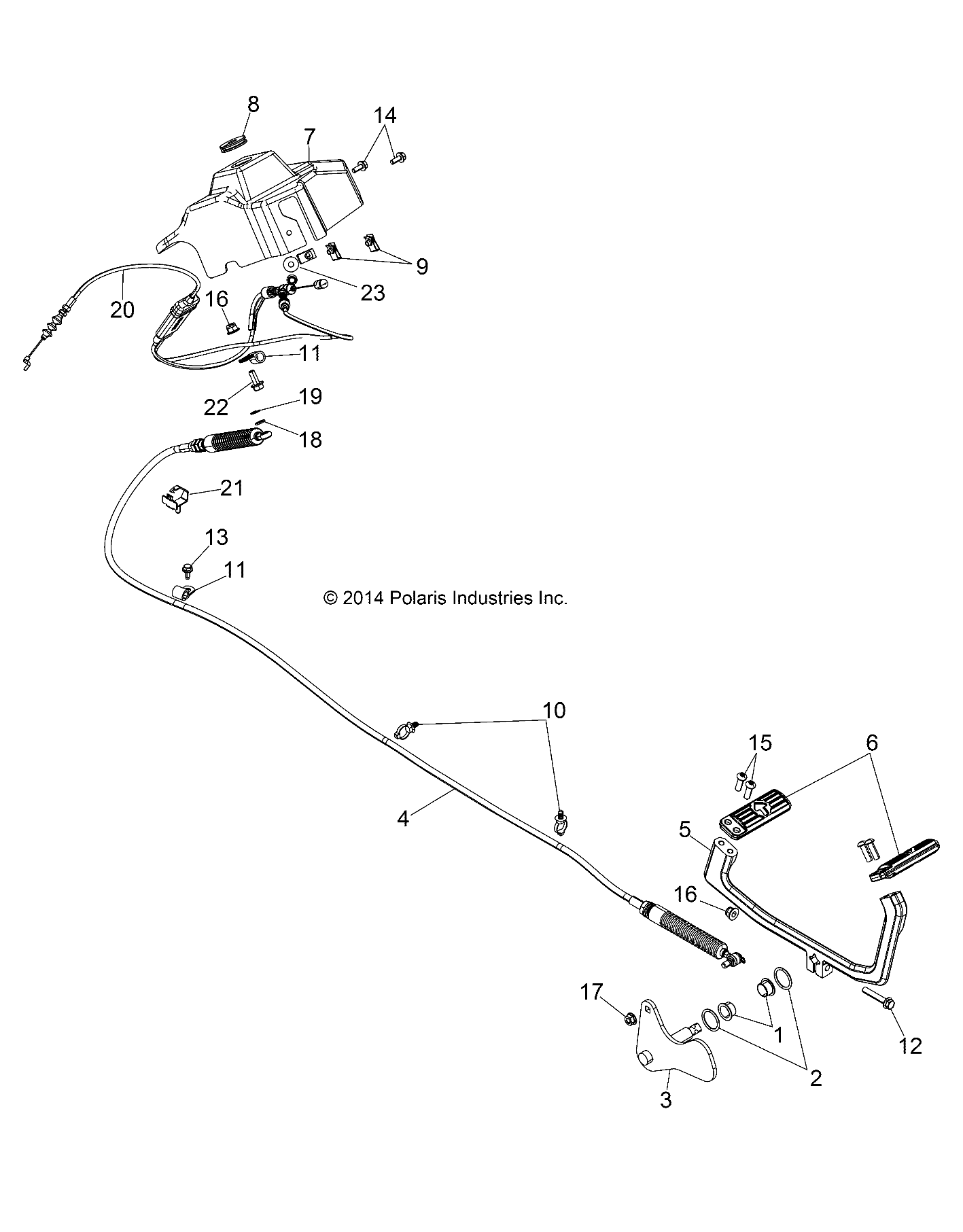 Part Number : 3120815 PEDAL MOUNT