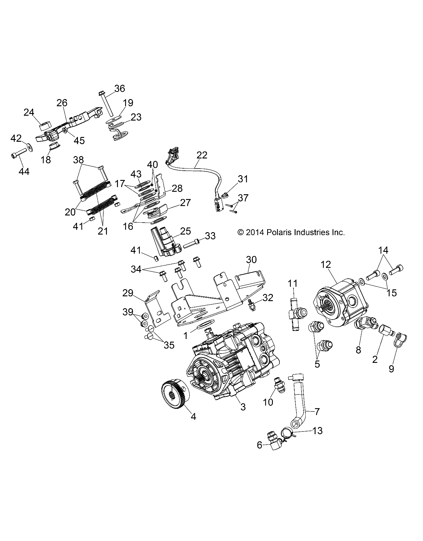 Part Number : 3120140 WELD-PUMP PLATE