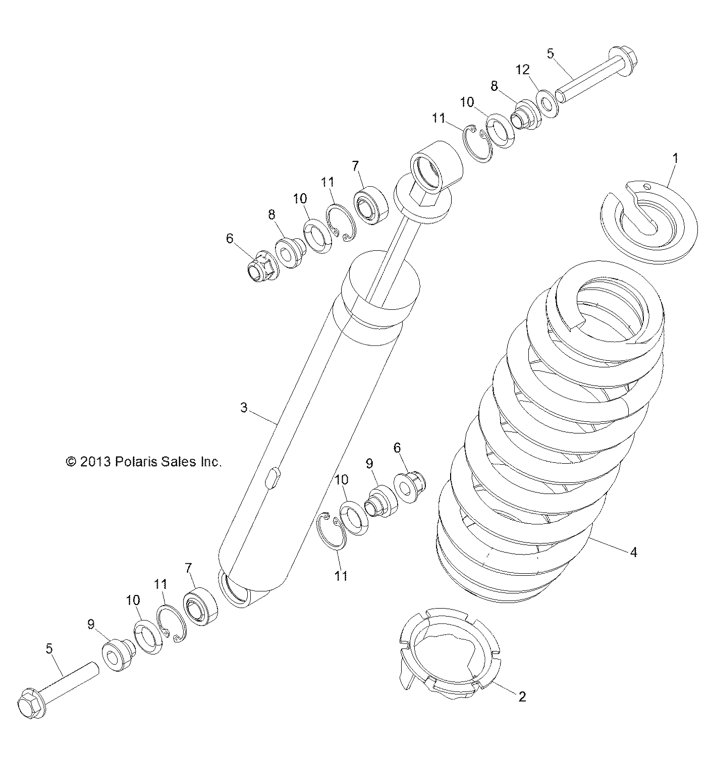 Part Number : 7043751 SHOCK  REAR