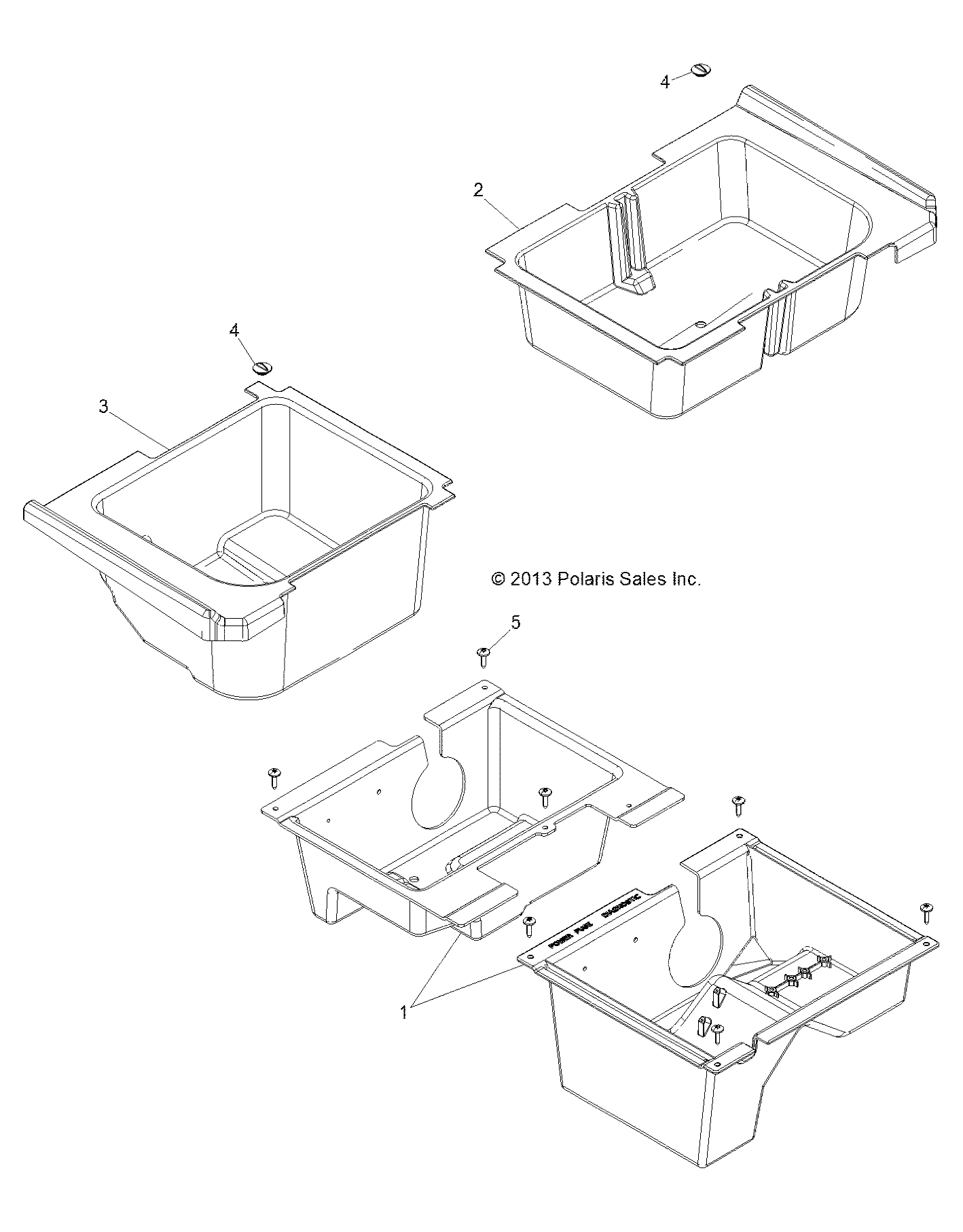 Part Number : 5451108-070 STORAGE-BOX CENTER HVAC BLK