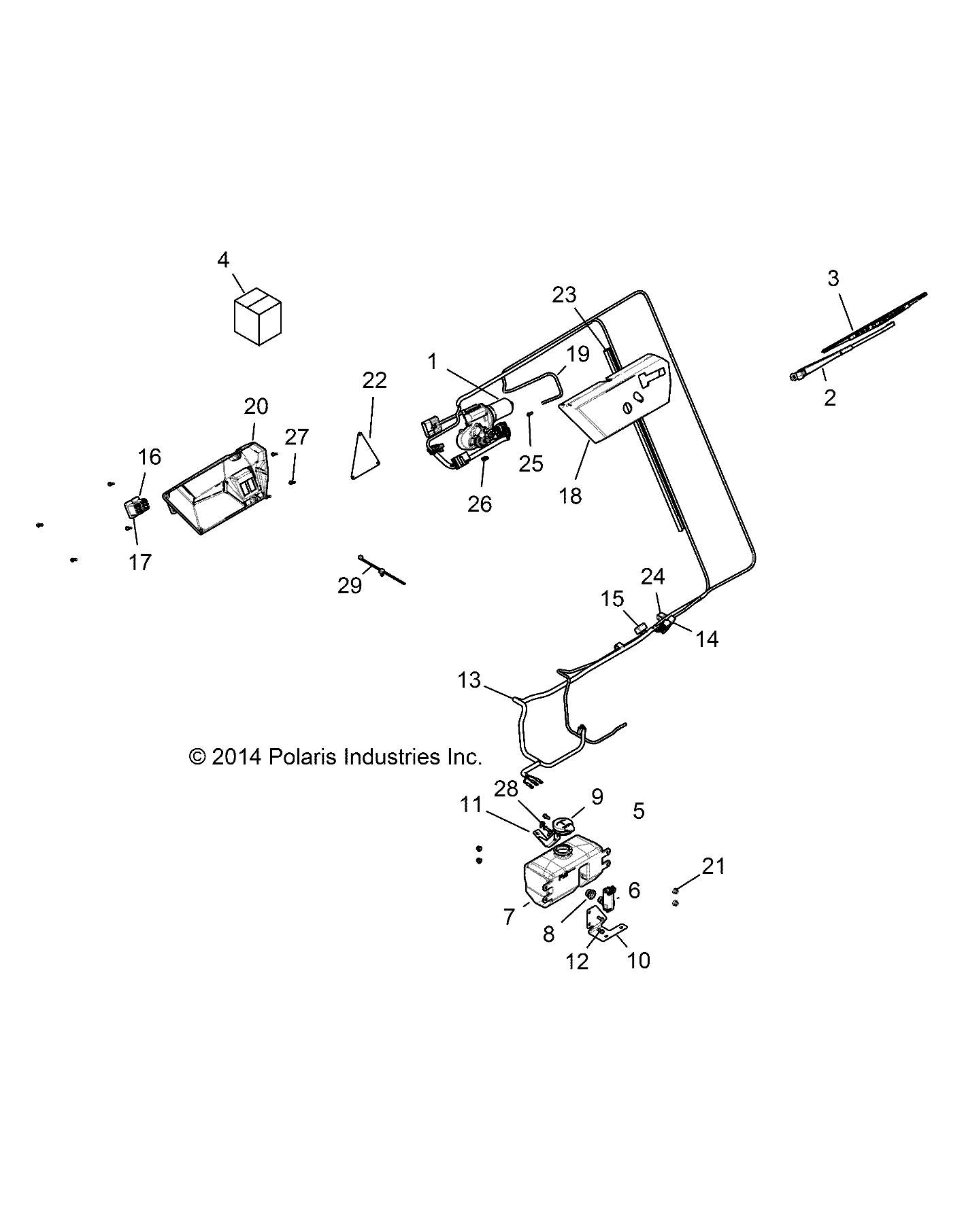 Part Number : 4014071 SWITCH-WIPER WASH