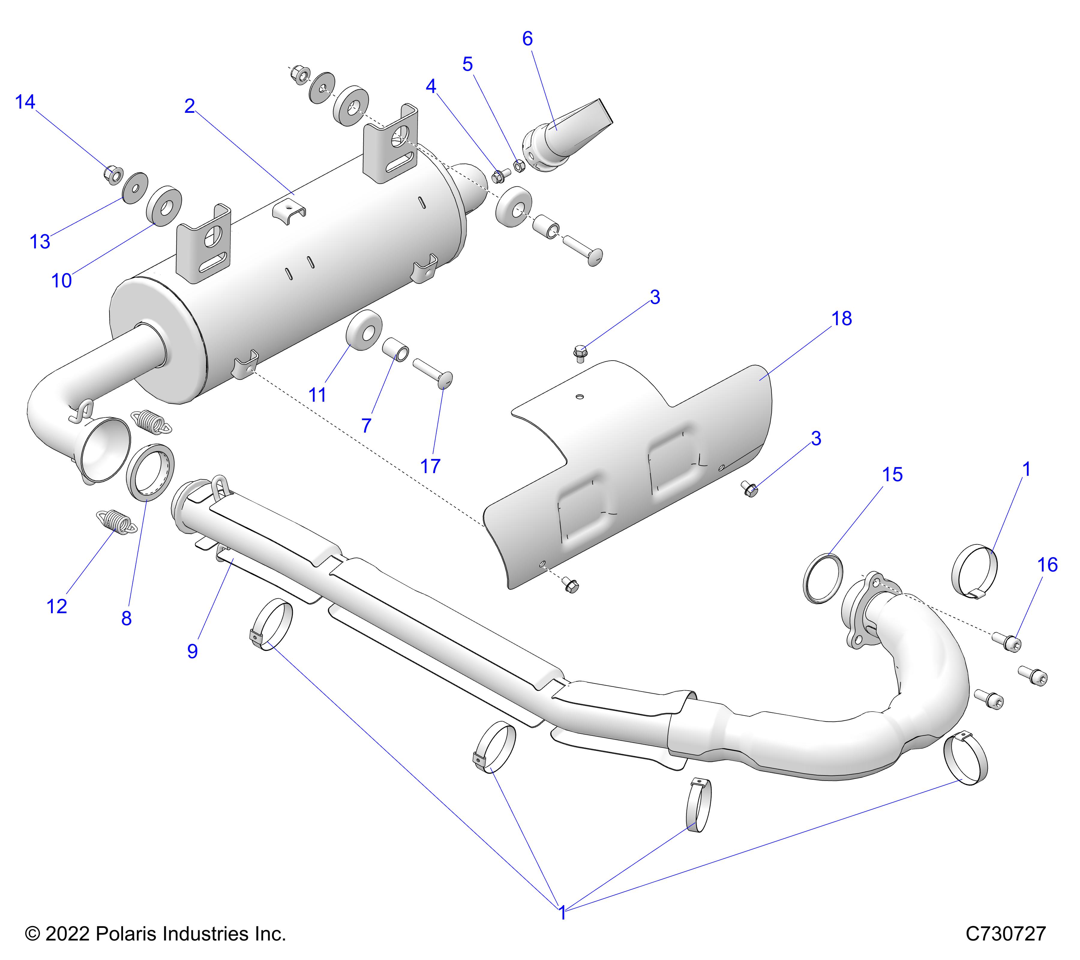 Part Number : 5258754 SHIELD-SILENCER