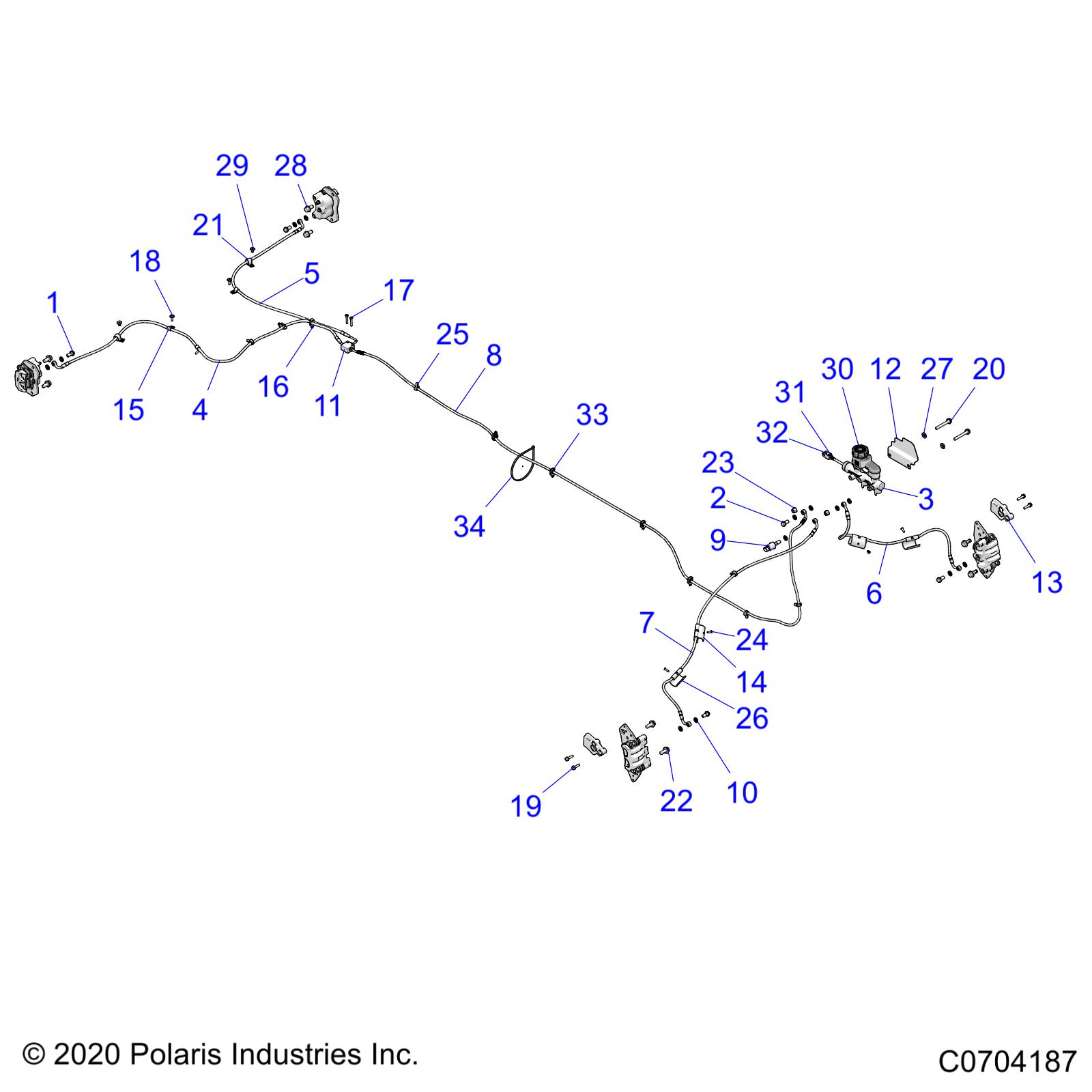 Foto diagrama Polaris que contem a peça 1913009