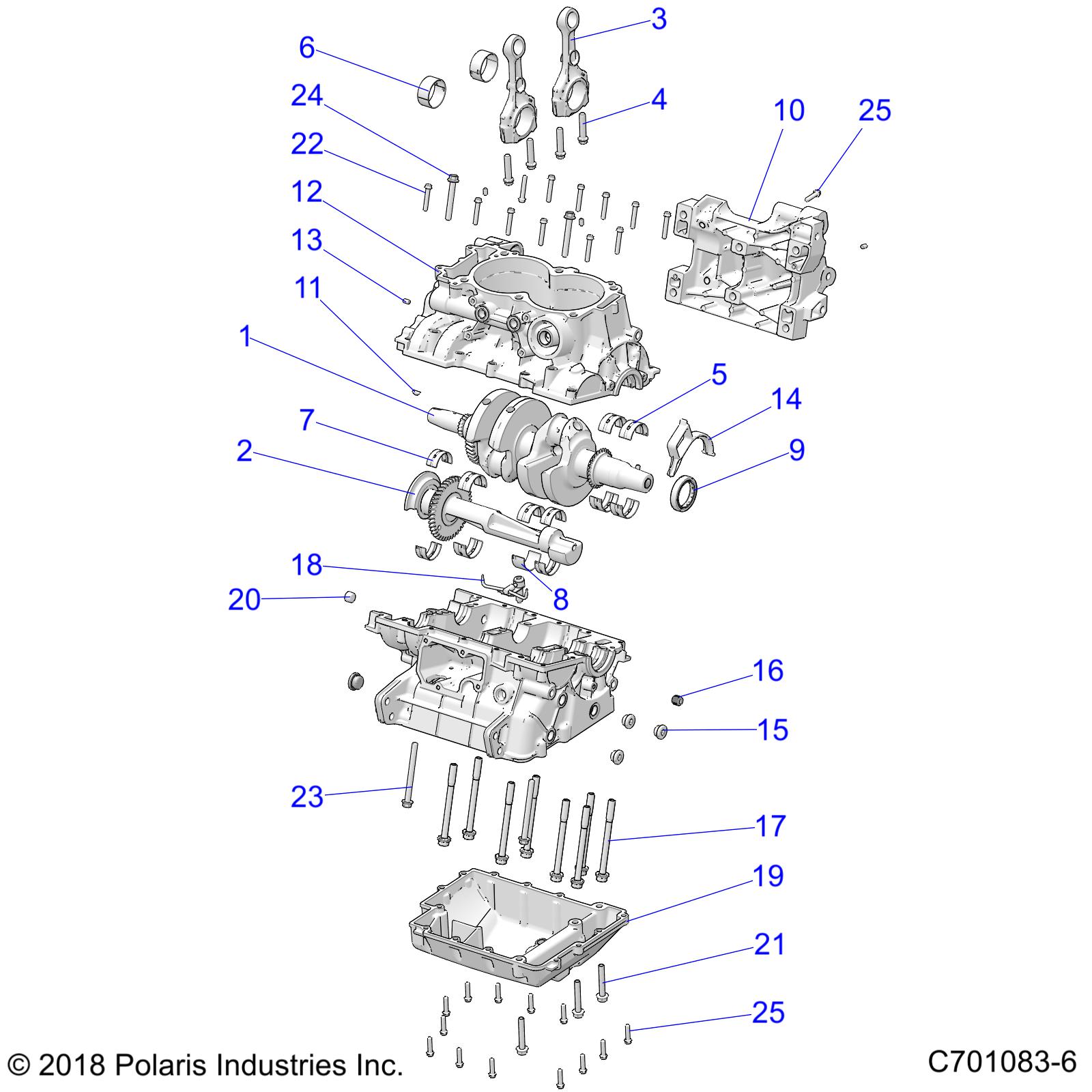 Foto diagrama Polaris que contem a peça 1205720