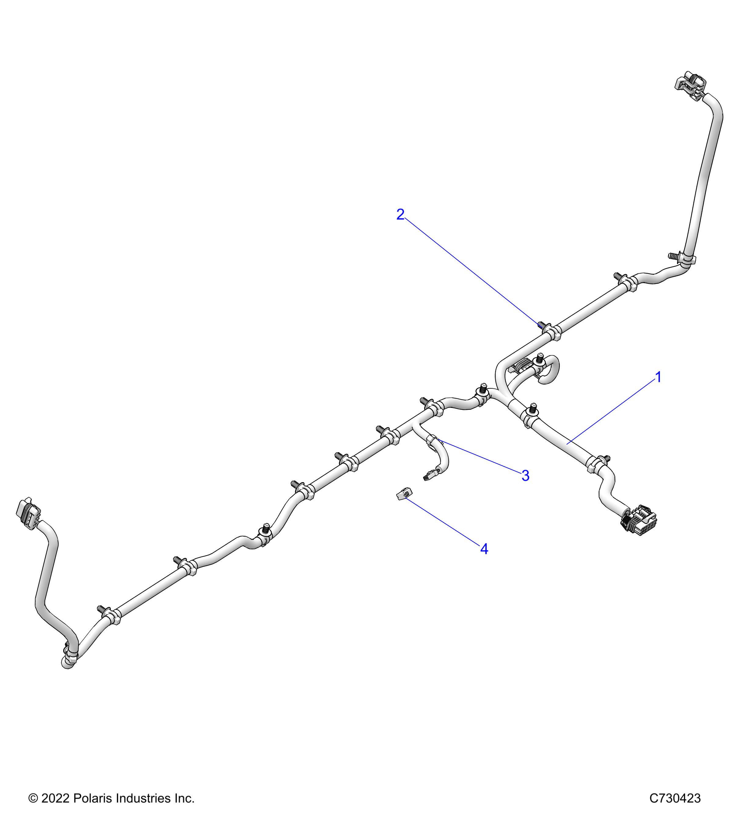 Part Number : 2415861 HARNESS-CHASSIS 570 TR BOX