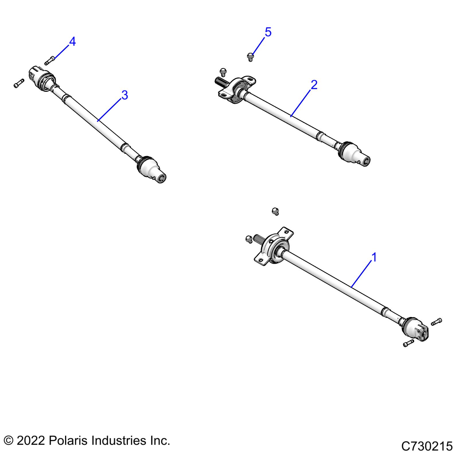 Part Number : 1334522 PROPSHAFT FRONT CV RGR