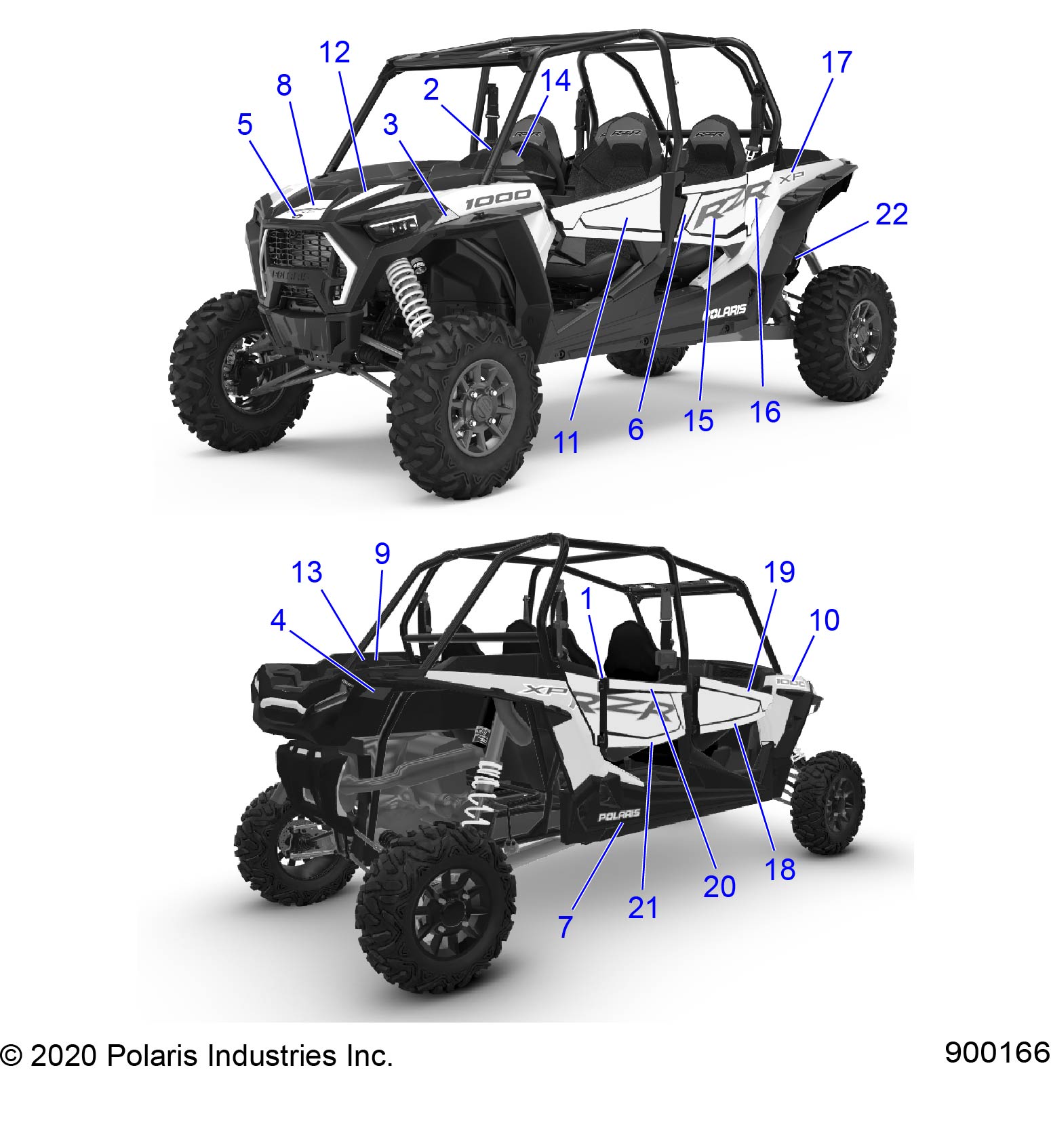 Part Number : 7191627 CENTER HOOD DECAL