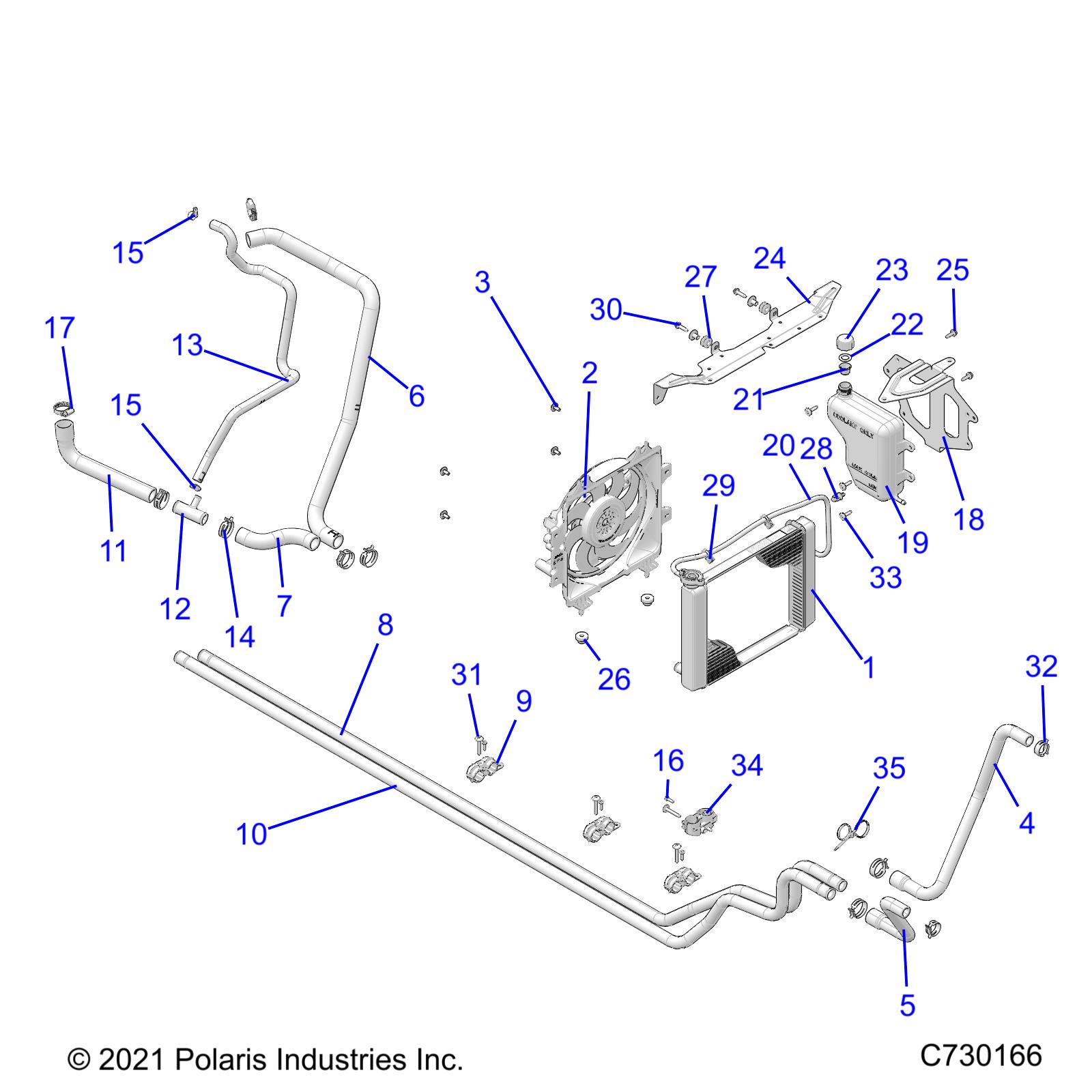 Part Number : 5270541-458 BRKT-RAD MNT UPPER BLK