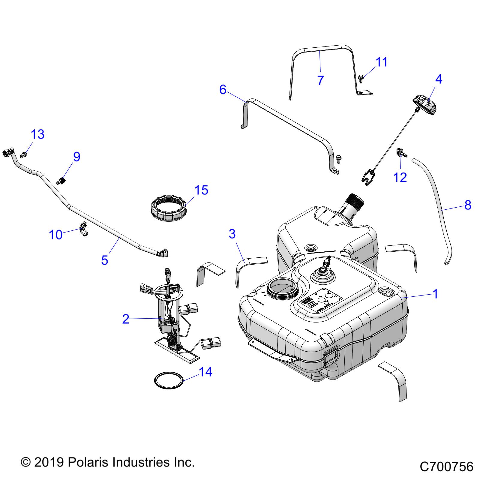 Part Number : 5268129 BRKT-TANK STRAP INSIDE GALV