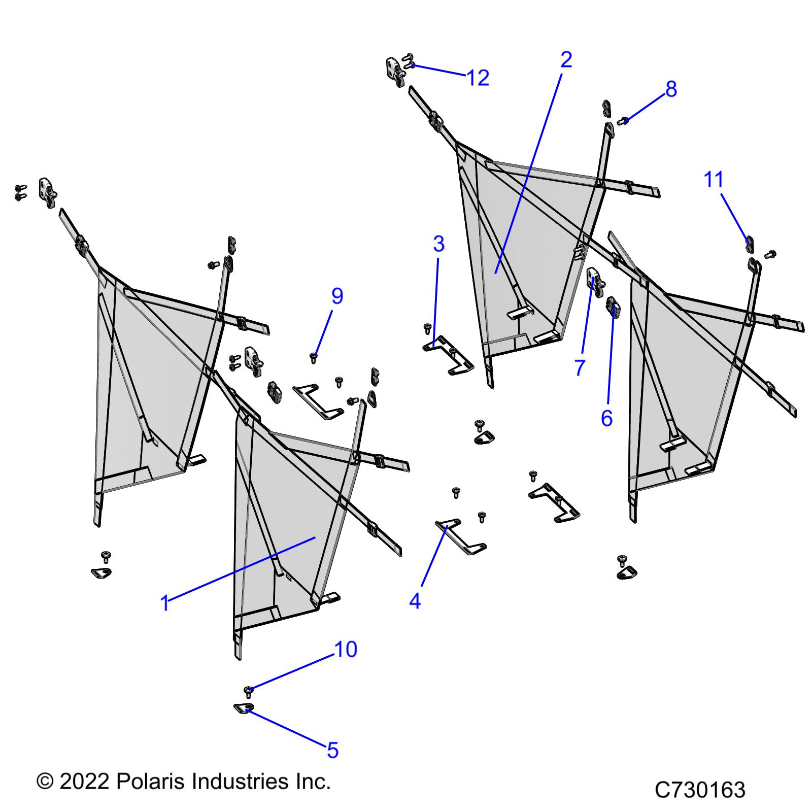 Part Number : 2691925 NETS-DOOR MID FRONT