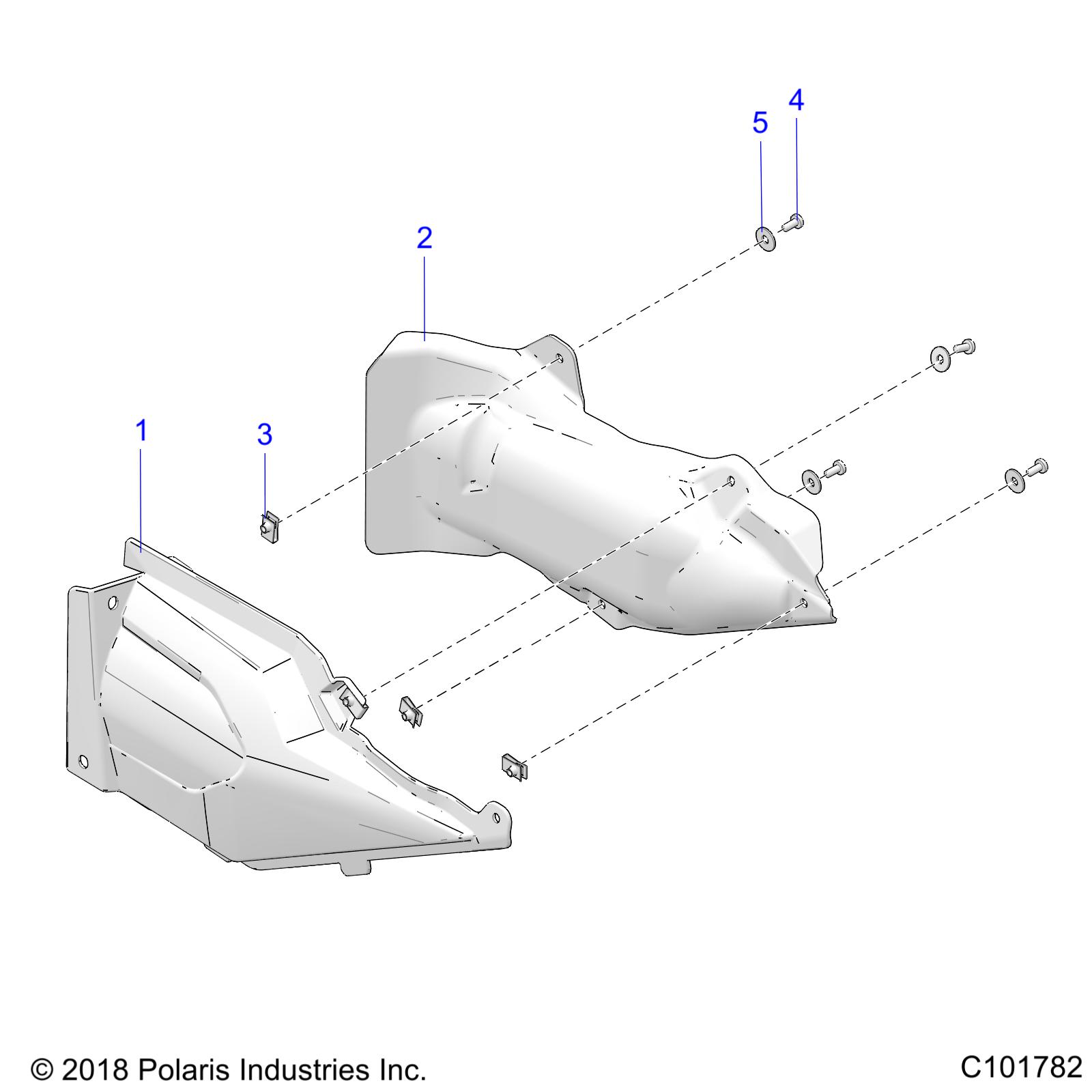 Part Number : 5266731 SHIELD-HEAT EXHAUST PANEL RH