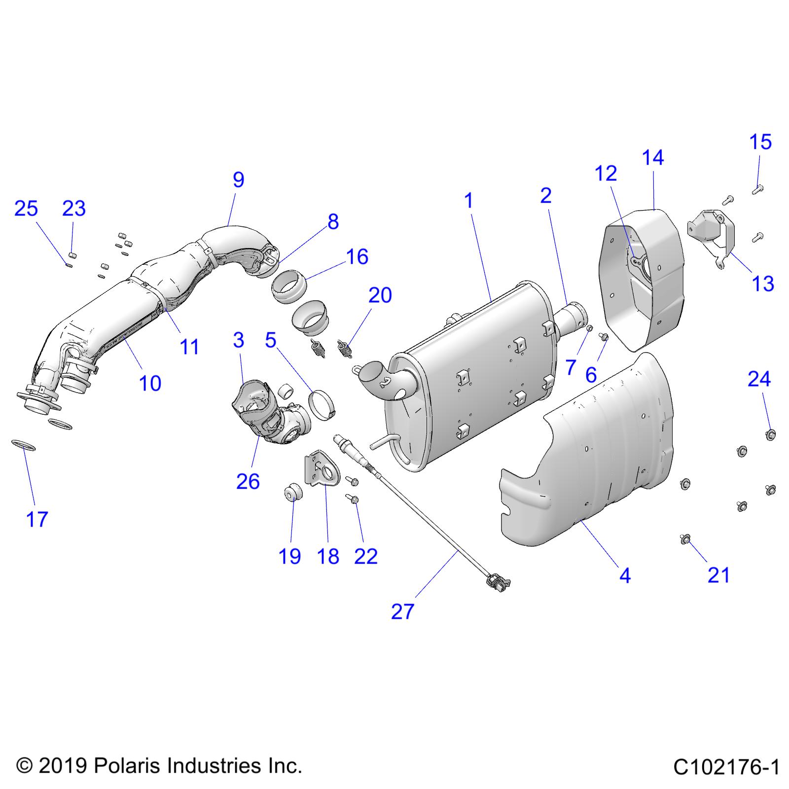 Part Number : 5266215 SHIELD-SILENCER INLET UPPER 02