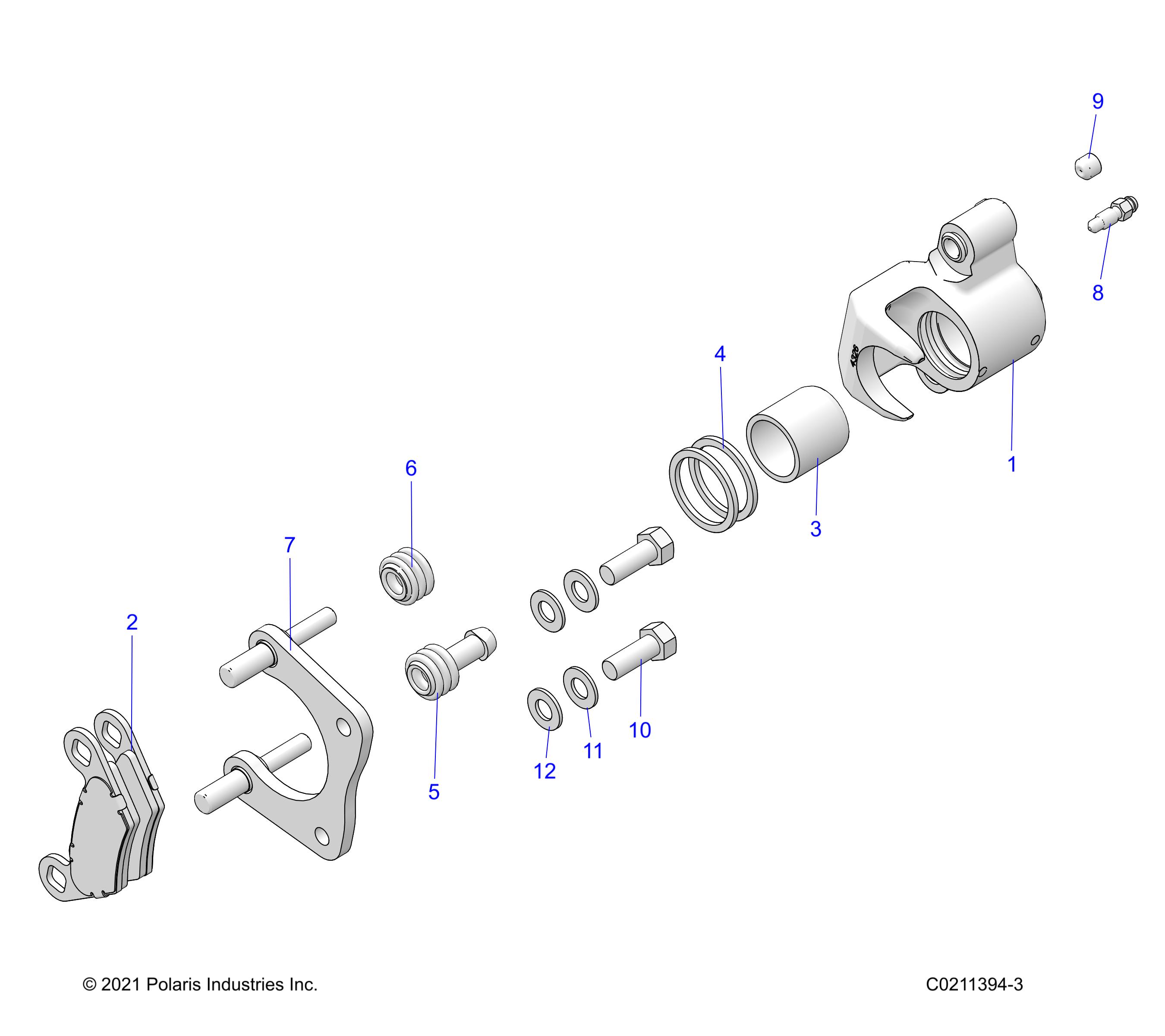 Part Number : 1914114 ASM-CALIPER 1.25  2MM OFFSET