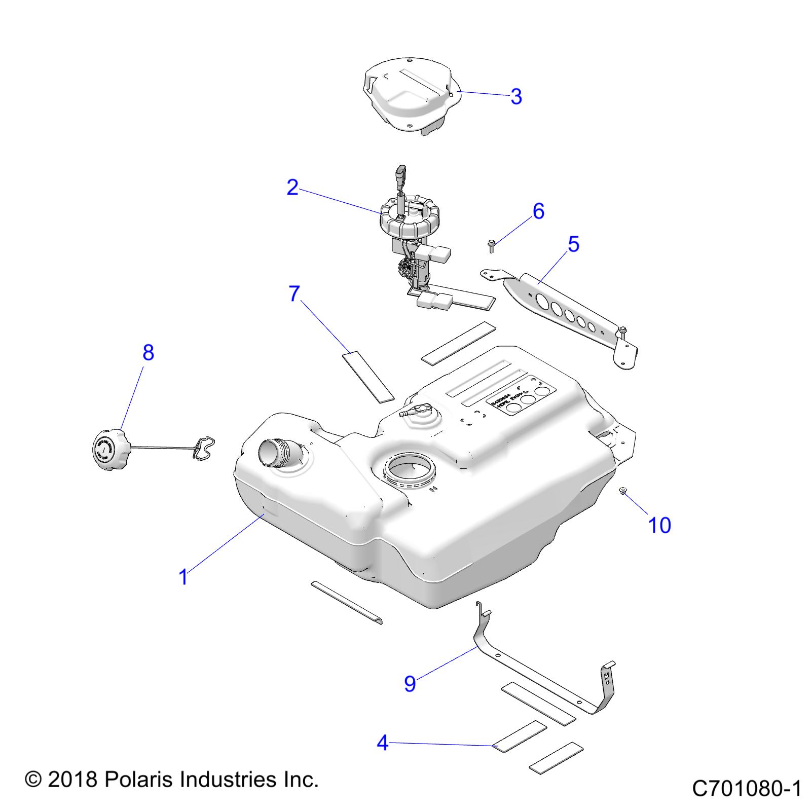 Part Number : 5814326 PAD-TANK STRAP