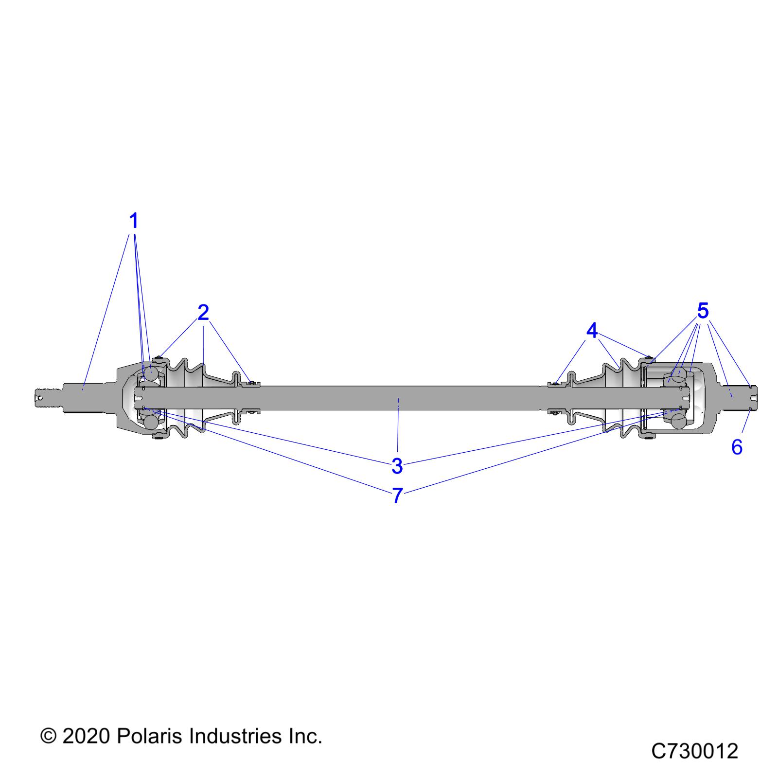 Foto diagrama Polaris que contem a peça 2208272