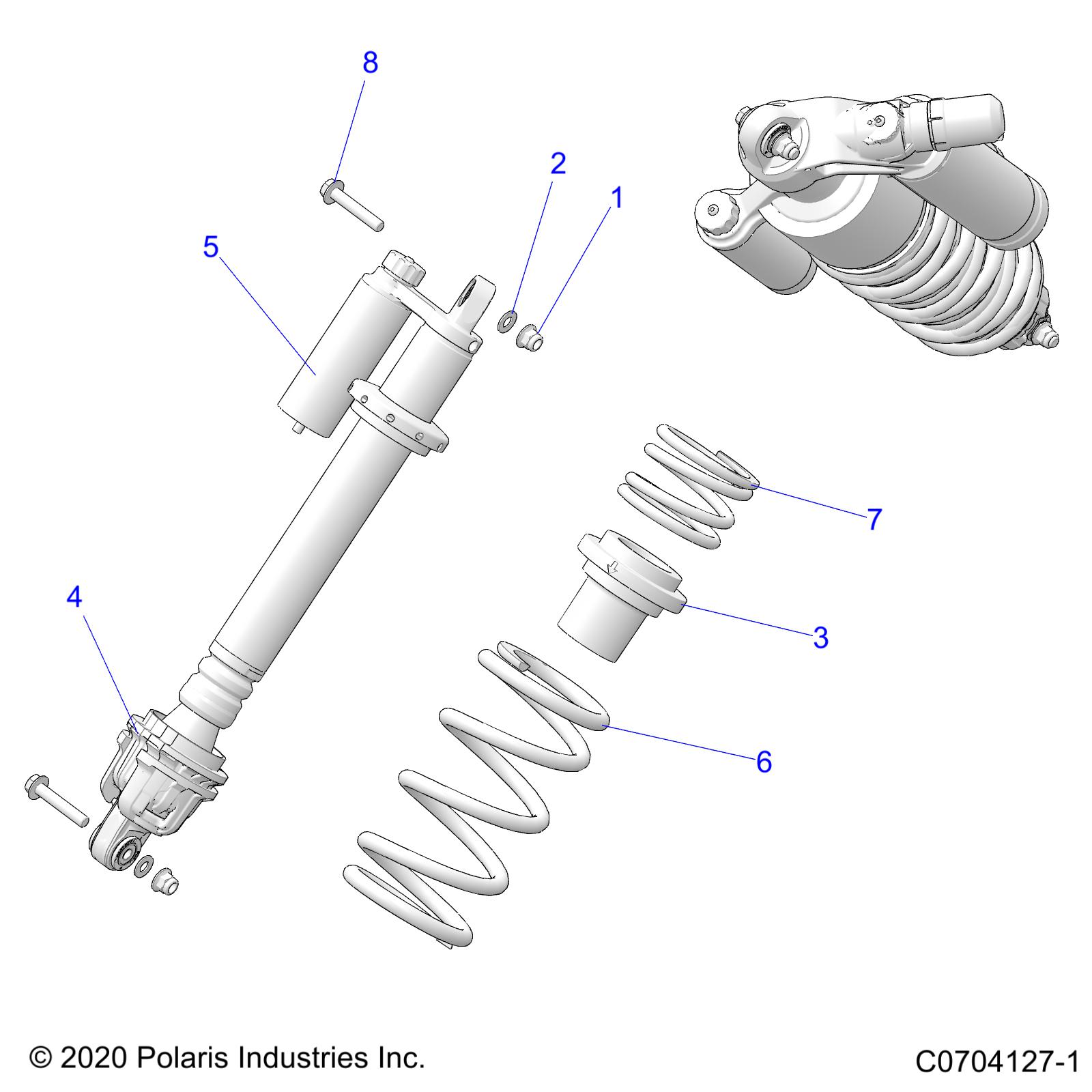 Part Number : 7044458-728 SPR-285 13.15FL 3.04ID G.GRAY