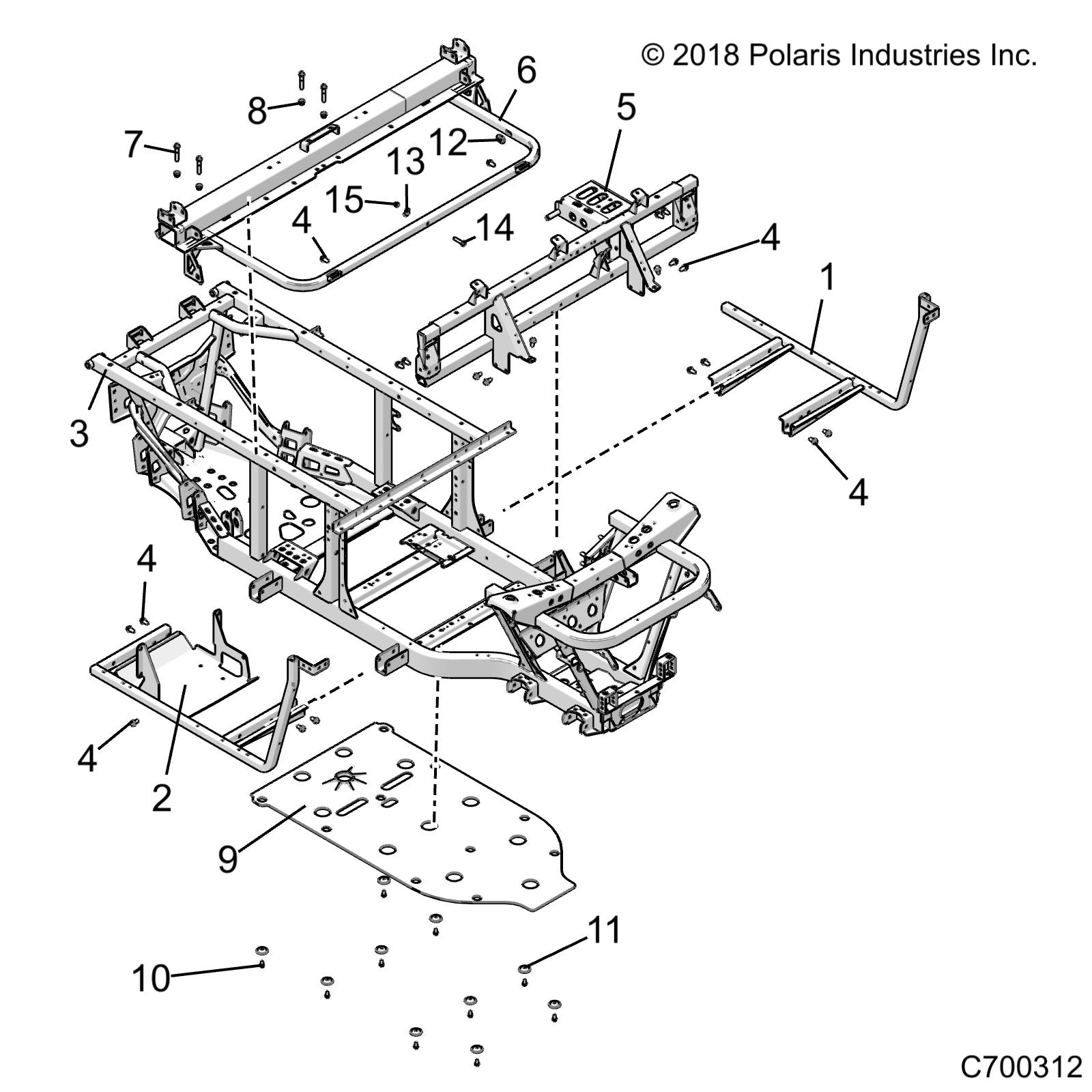 Part Number : 1020160-329 FLOOR SUPPORT WELD  RIGHT  BLA