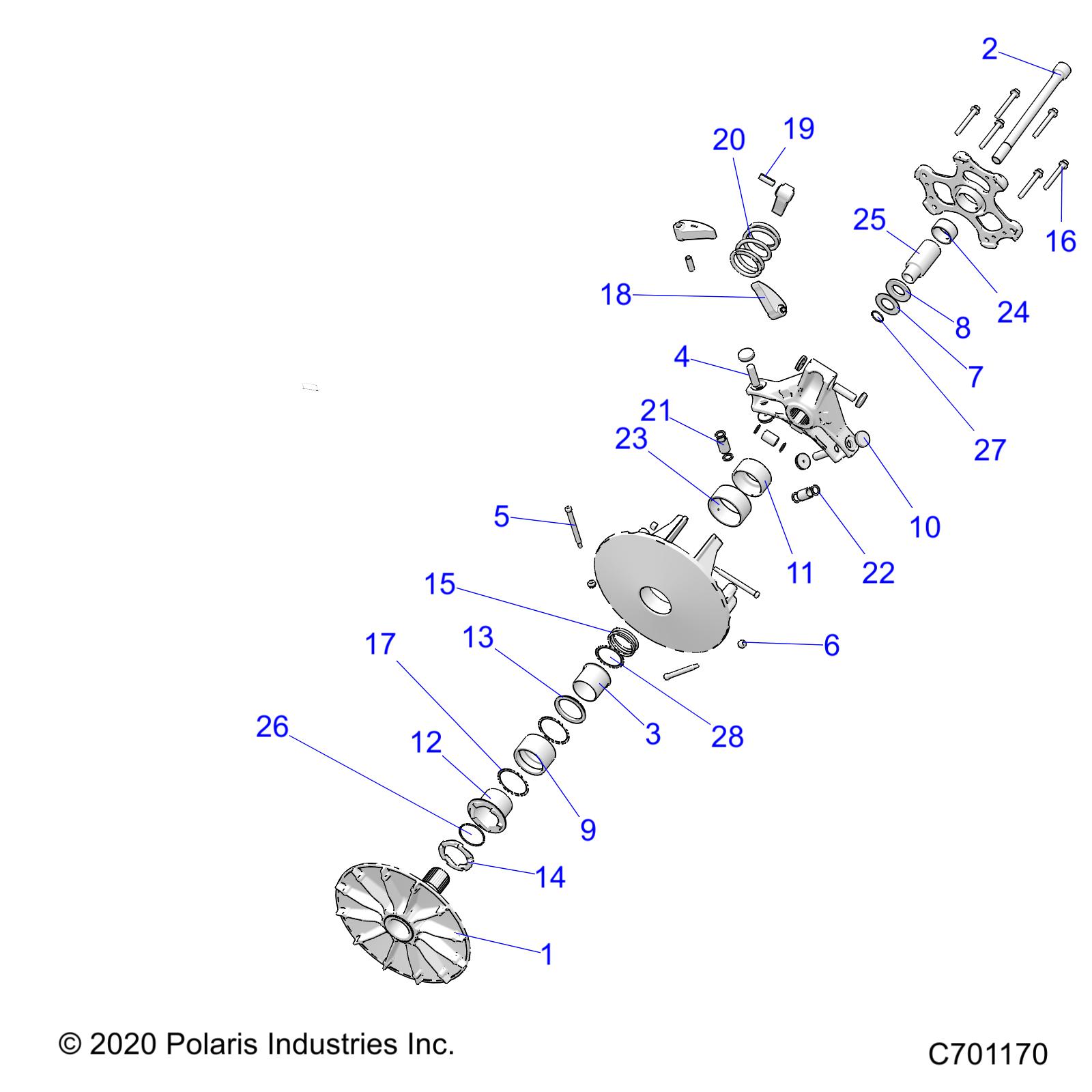 Part Number : 5143800 ASM-SHEAVE STAT P90X 6 1 EBS