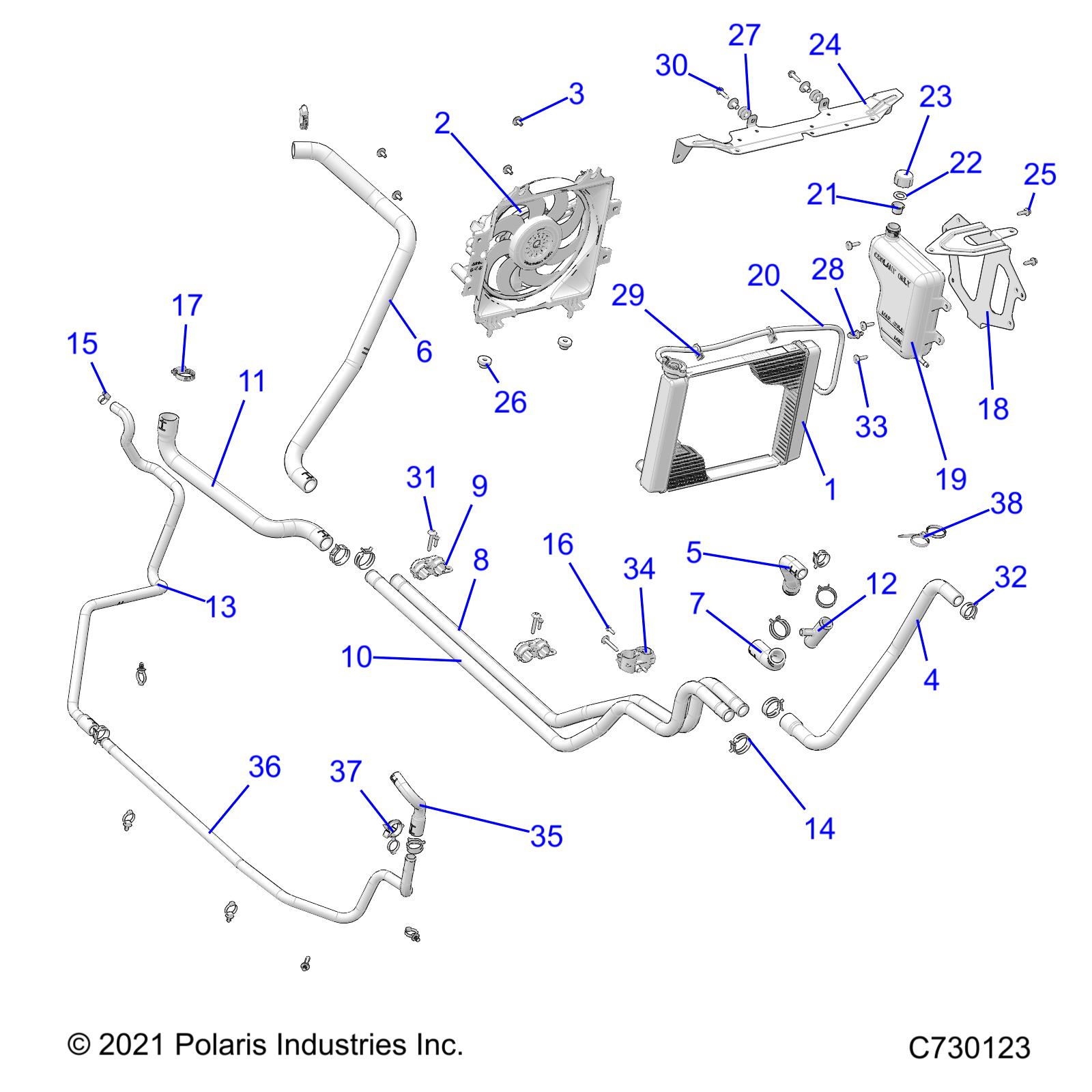 Part Number : 5345381 TUBE-HVAC  COOLANT  2P