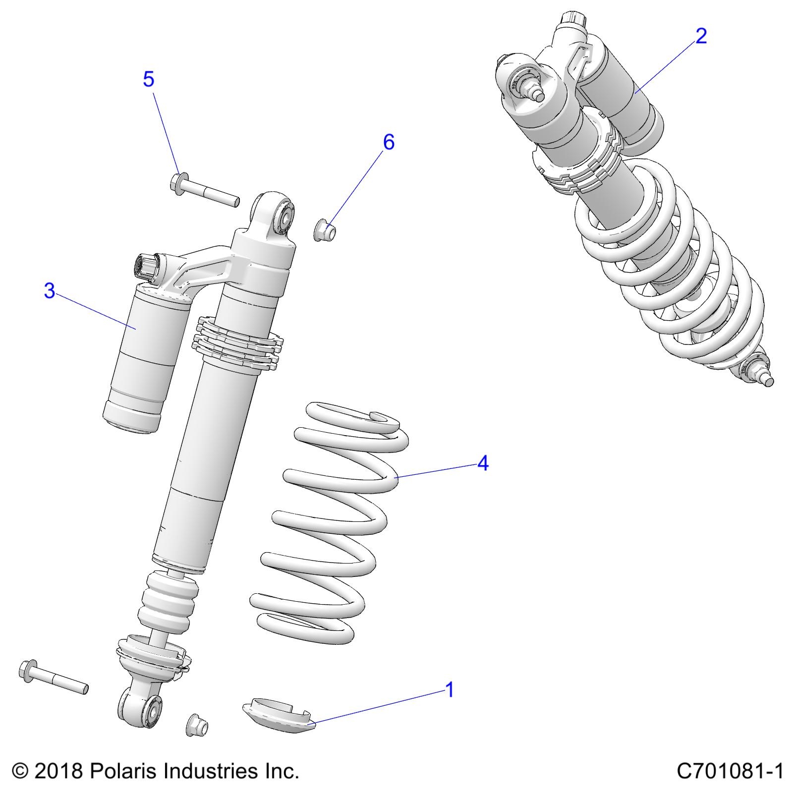 Foto diagrama Polaris que contem a peça 7044651-737