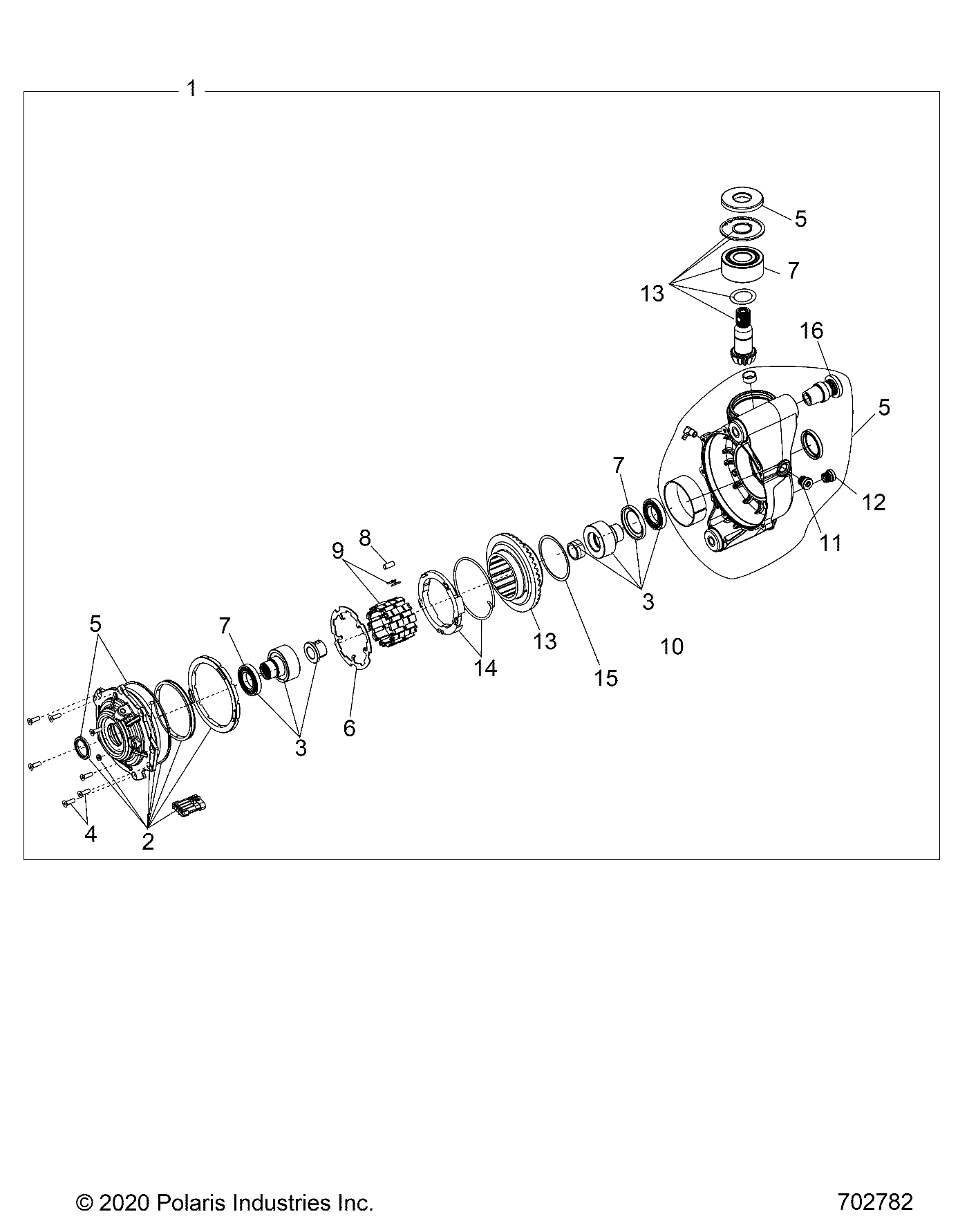 Foto diagrama Polaris que contem a peça 3236764