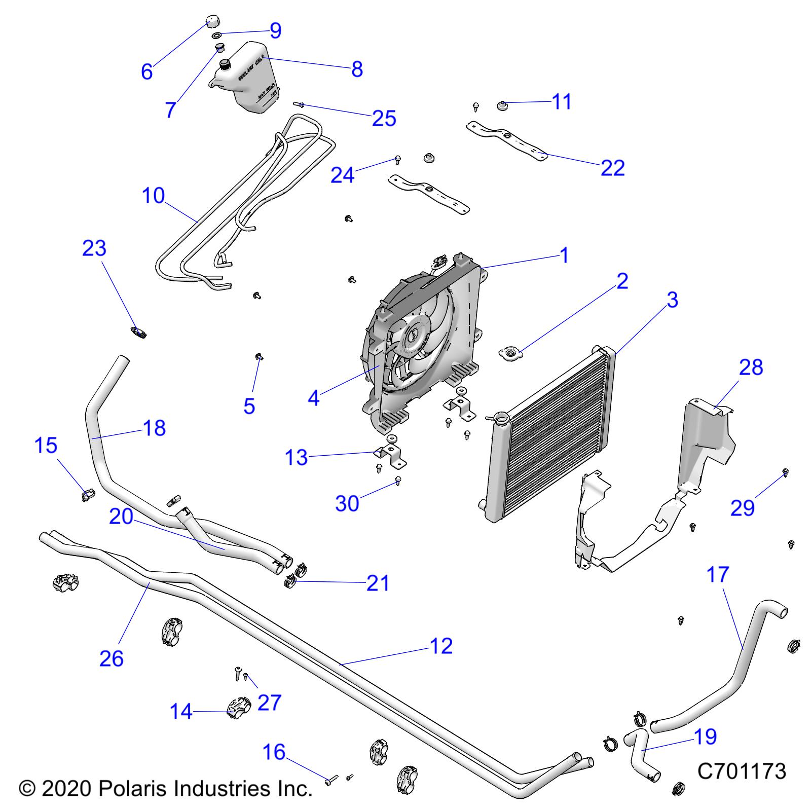 Part Number : 1240663 RADIATOR ASSEMBLY