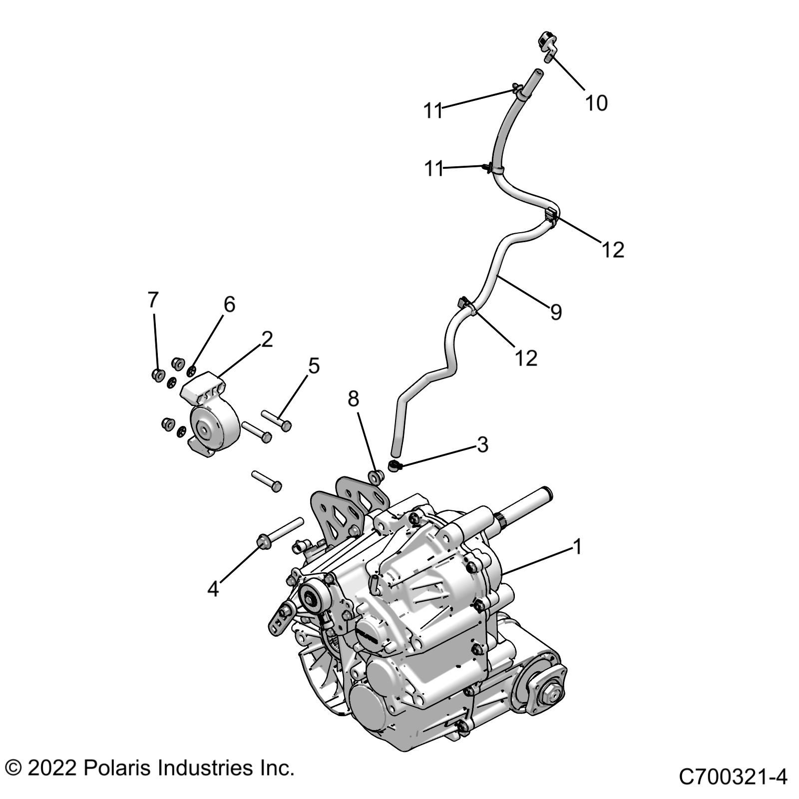 Part Number : 1334346 ASM-GEARCASE COMPLETE