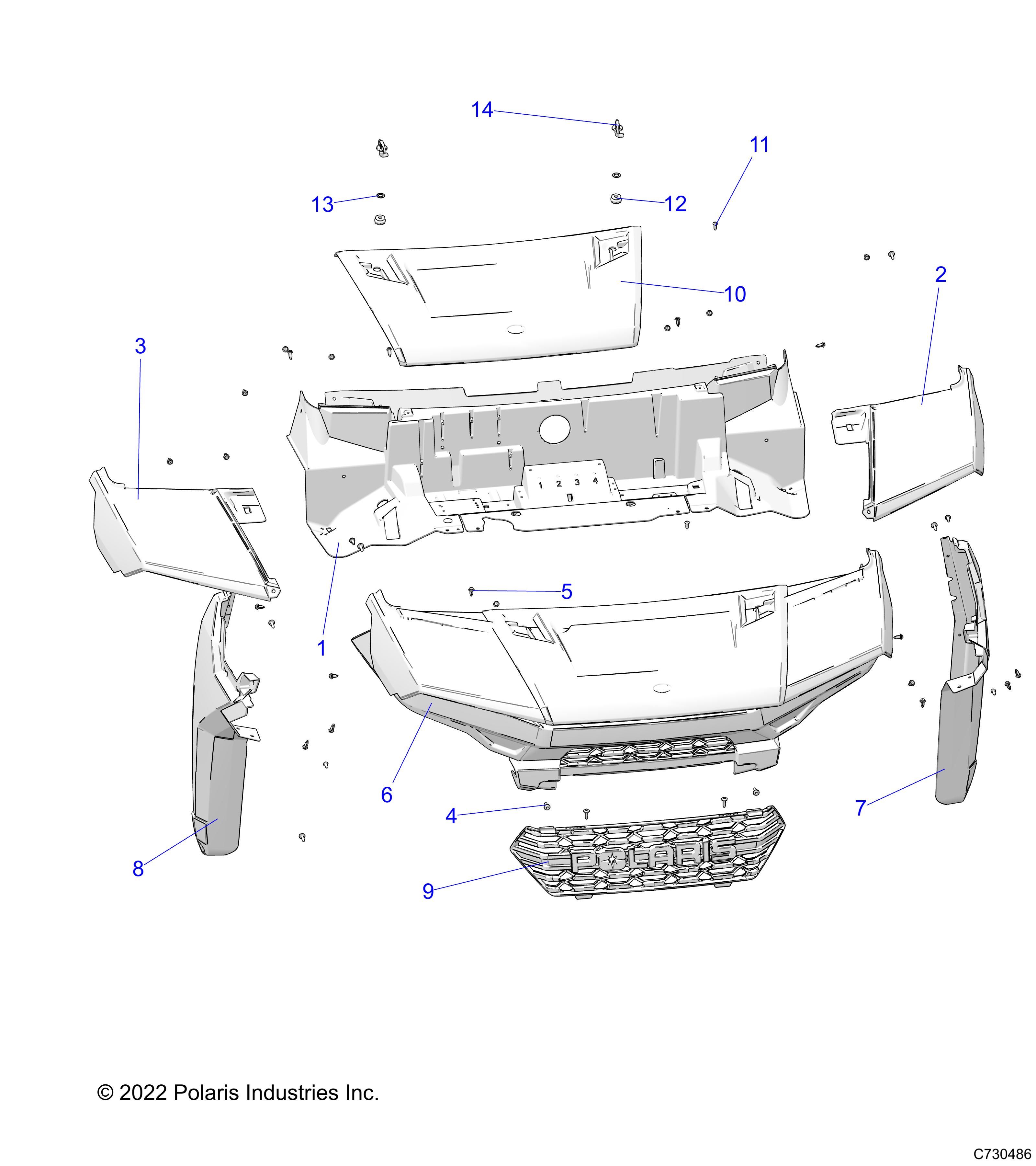 Part Number : 5455967-666 HOOD-BASIC B.PEARL