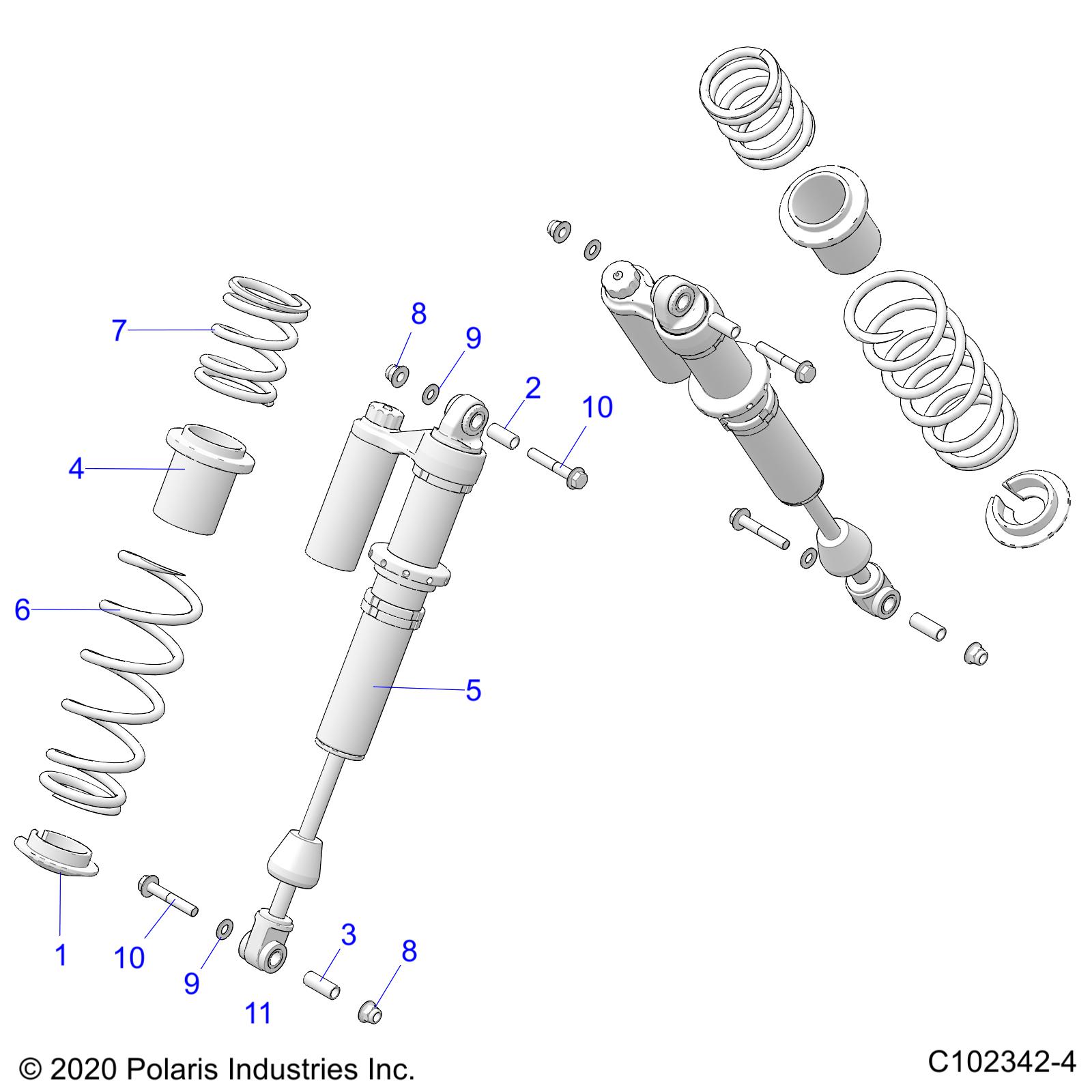 Part Number : 7045173-133 SPRING-RR 55 PRM TRPL TALL WHT