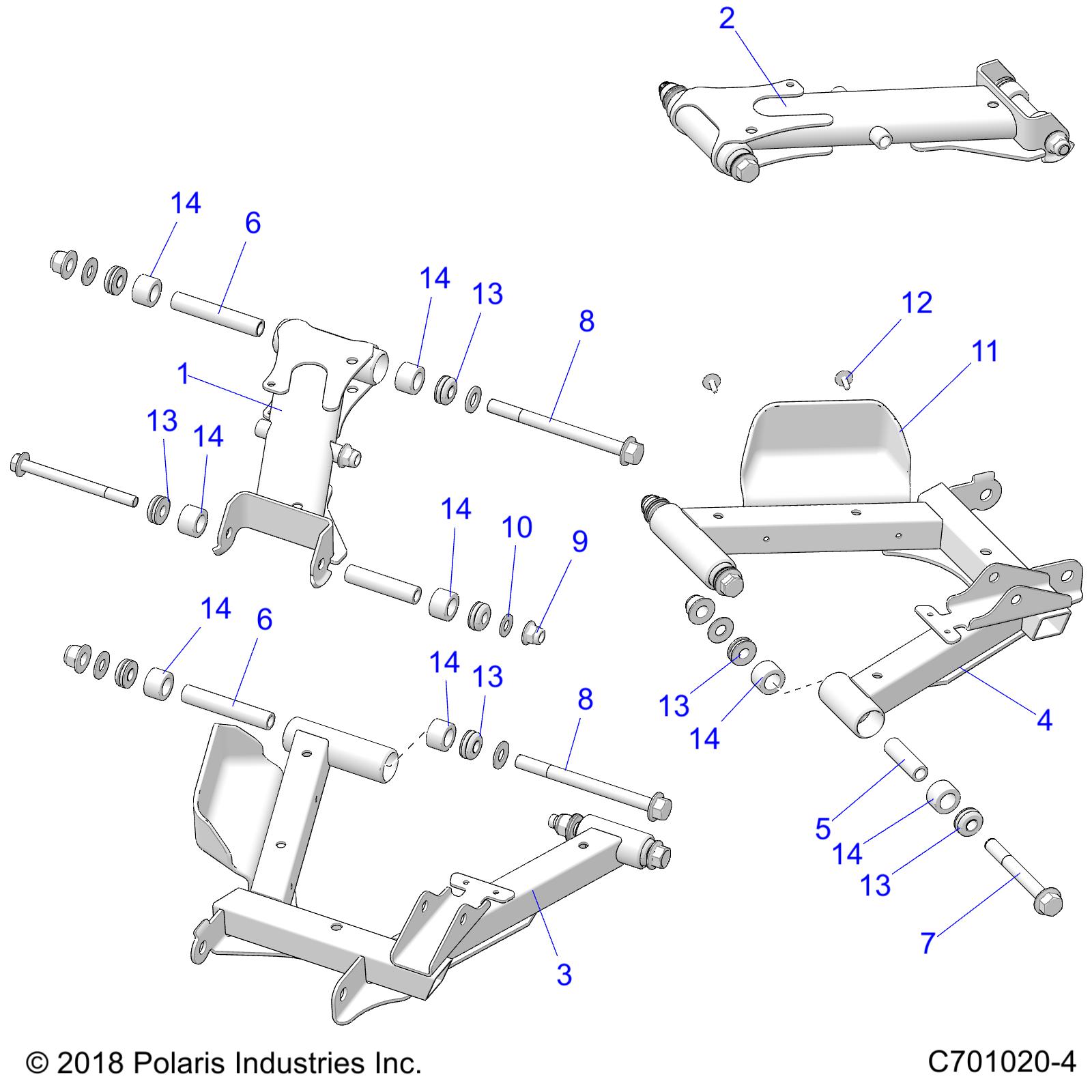 Part Number : 5451898-070 GUARD-SHOCK ROD BLK