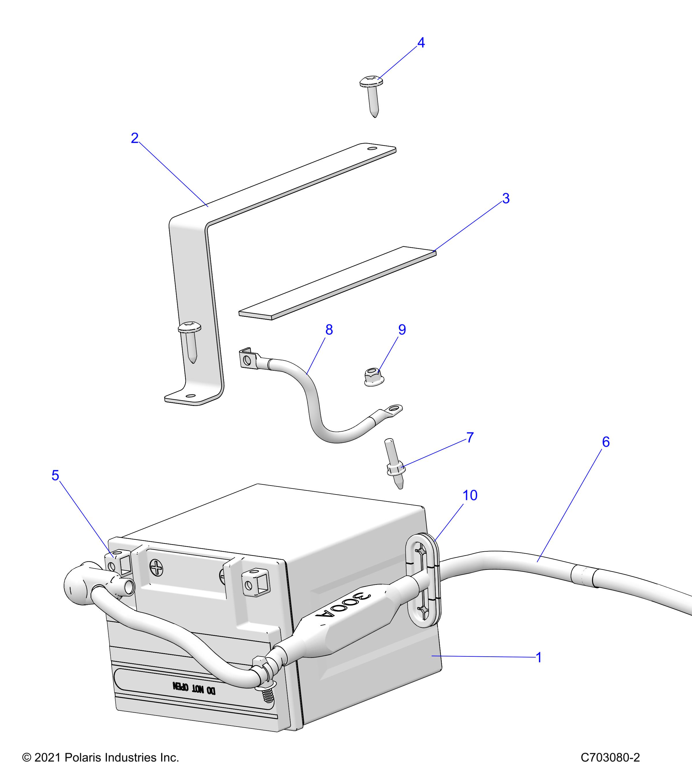 Part Number : 4018863 CABLE-BATT PDM