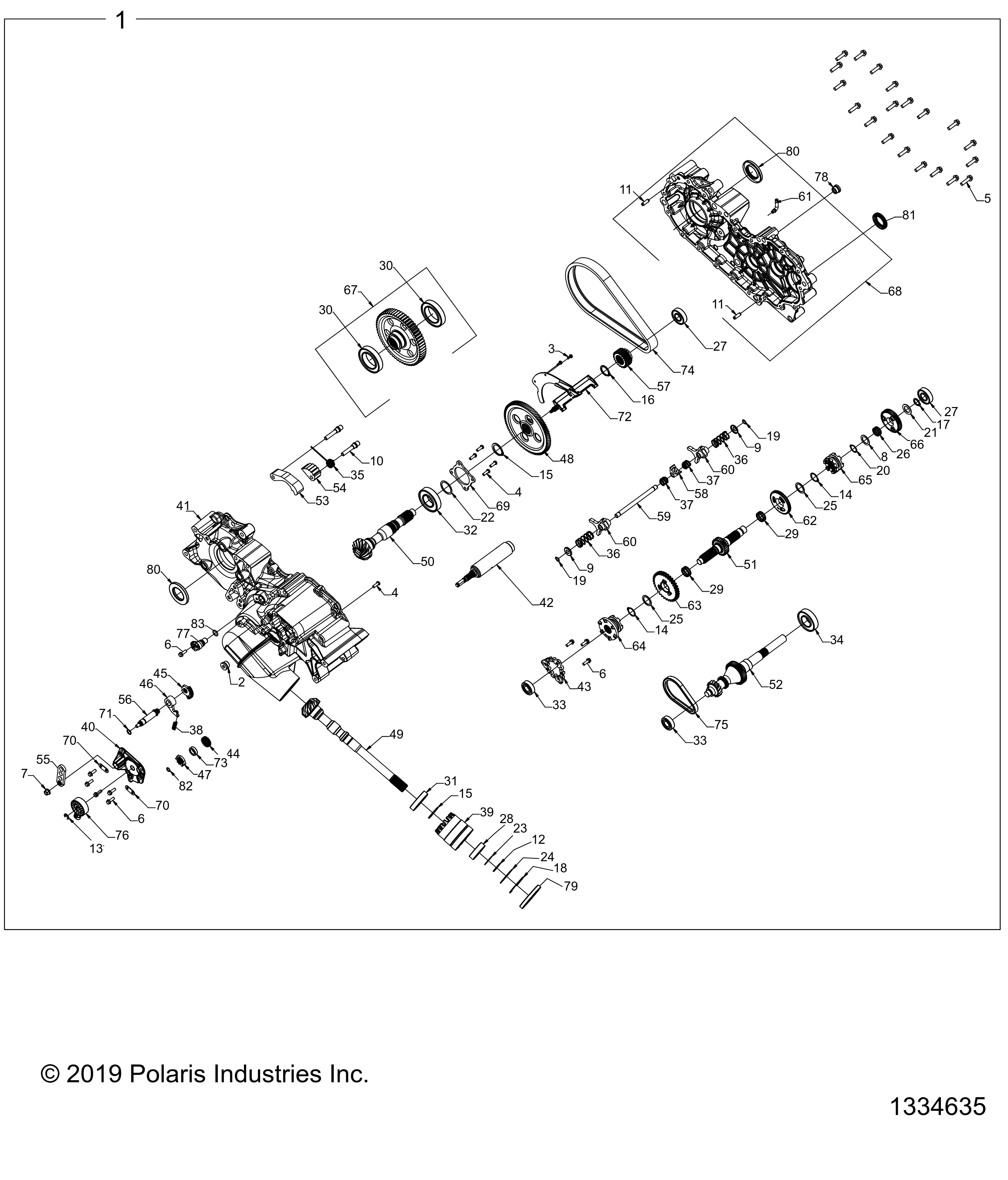 Part Number : 1334635 ASM-TRANSMISSION P190X