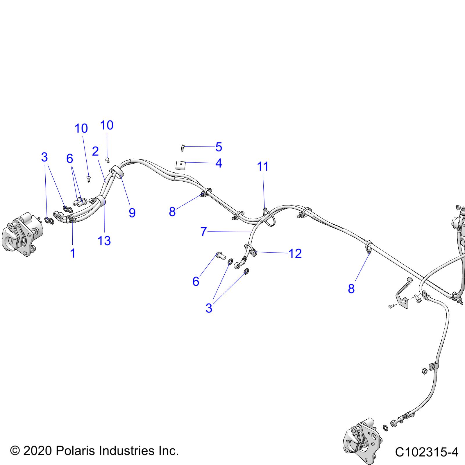 Foto diagrama Polaris que contem a peça 1913922