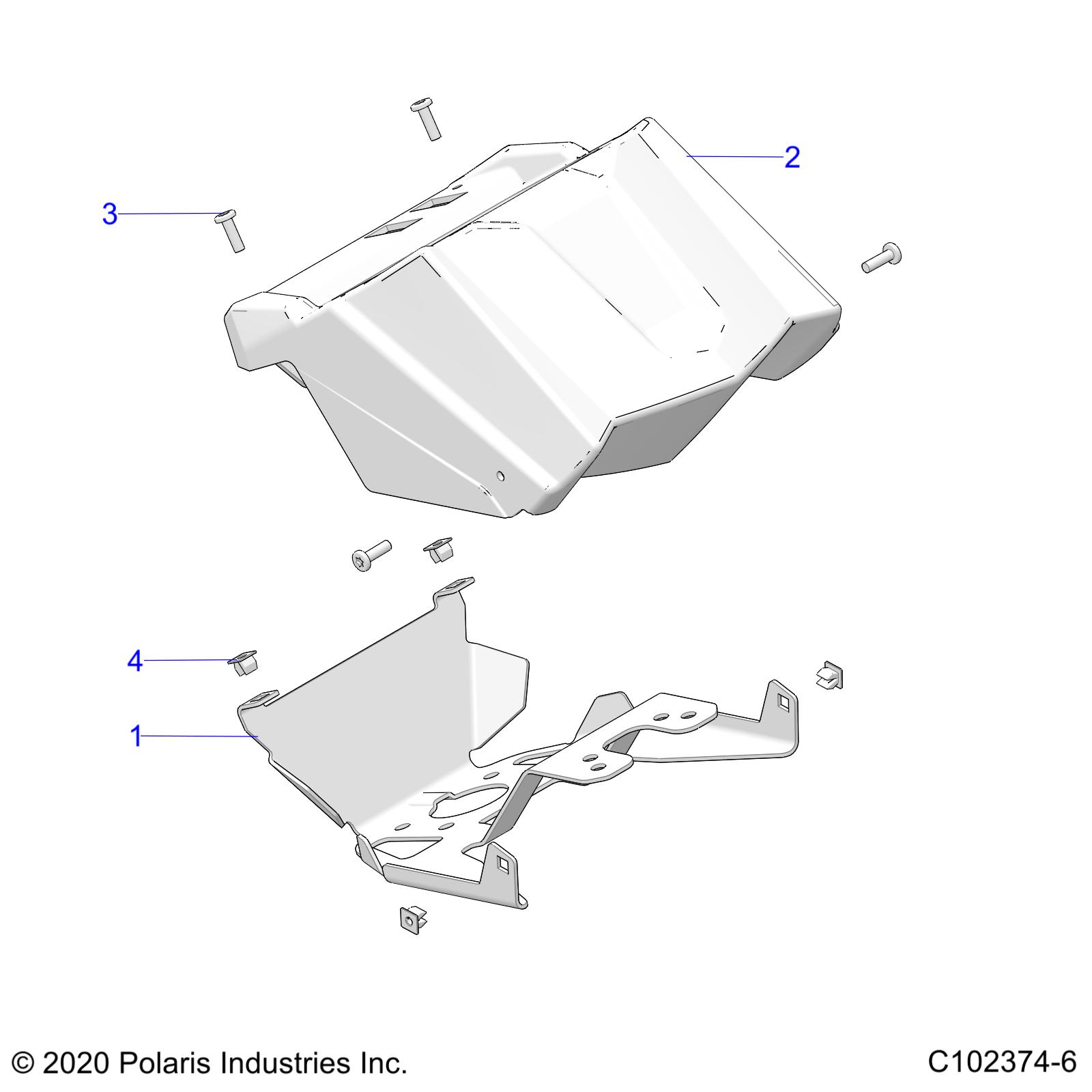 Foto diagrama Polaris que contem a peça 7518238