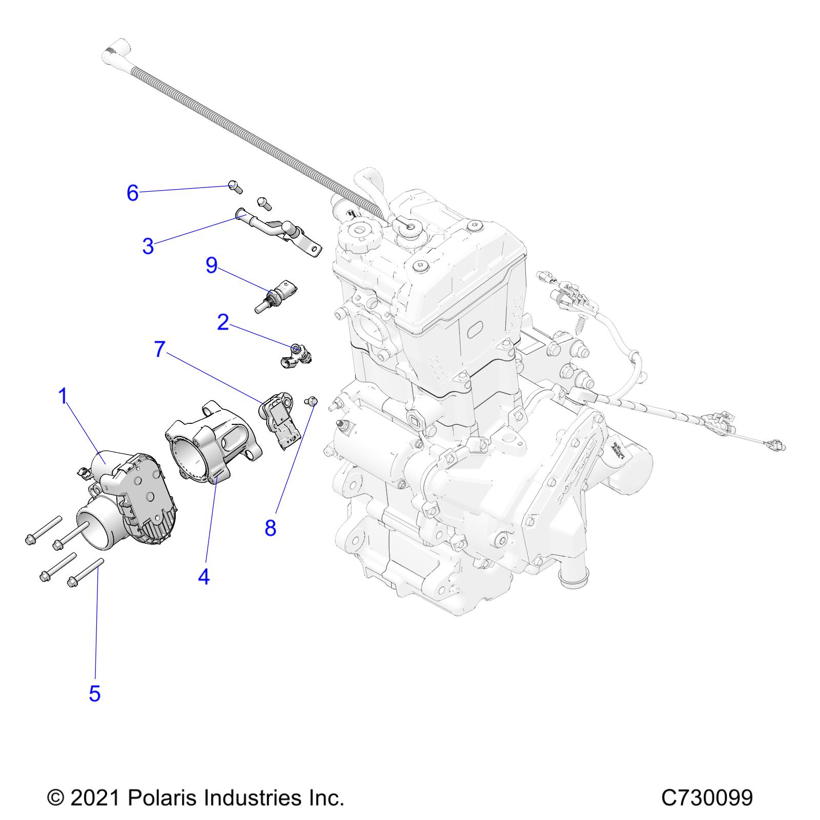 Part Number : 5415525 THROTTLE BODY ADAPTER