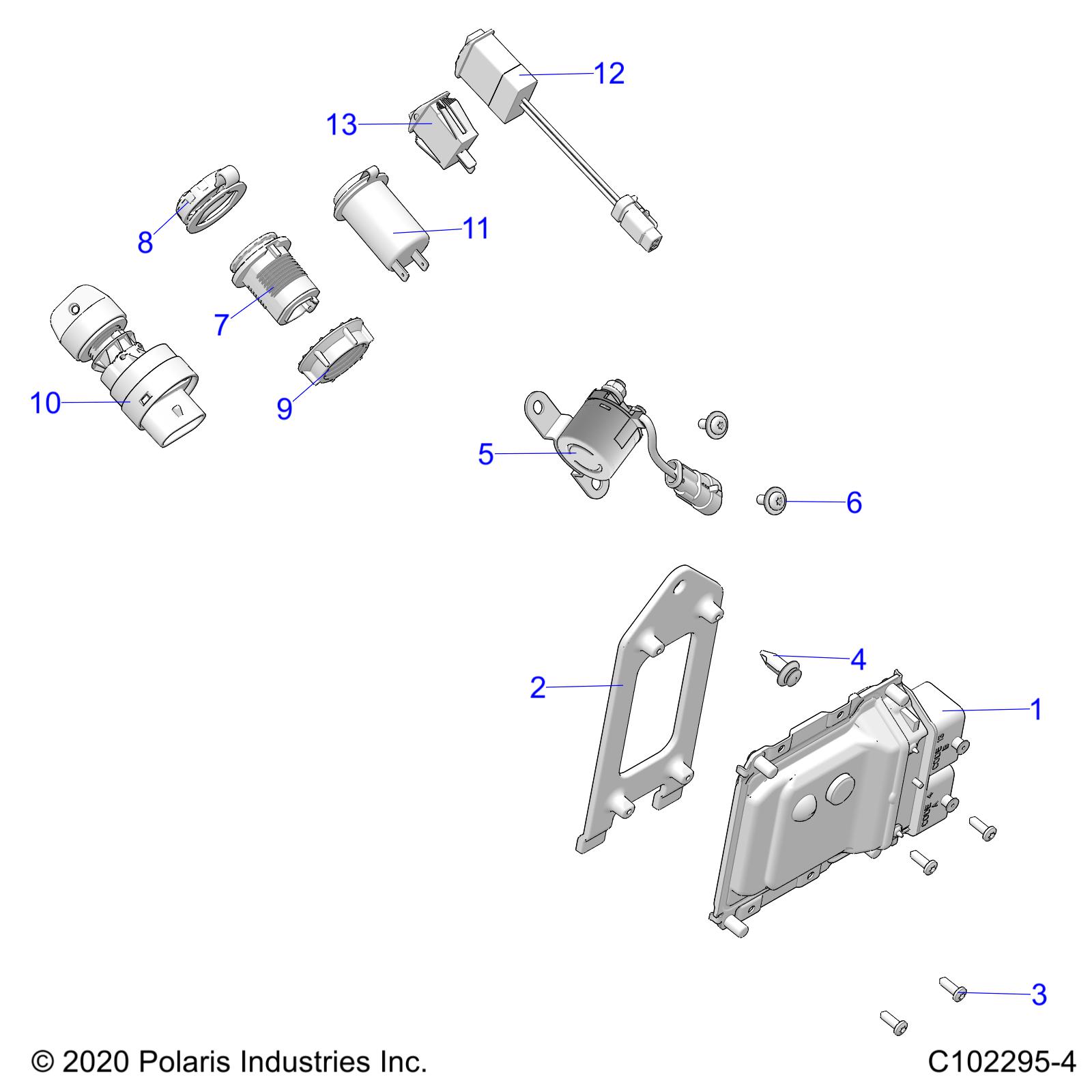 Part Number : 5815219 COVER-ECU RUBBER