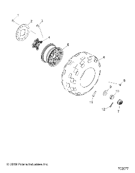 Foto diagrama Polaris que contem a peça 5143625