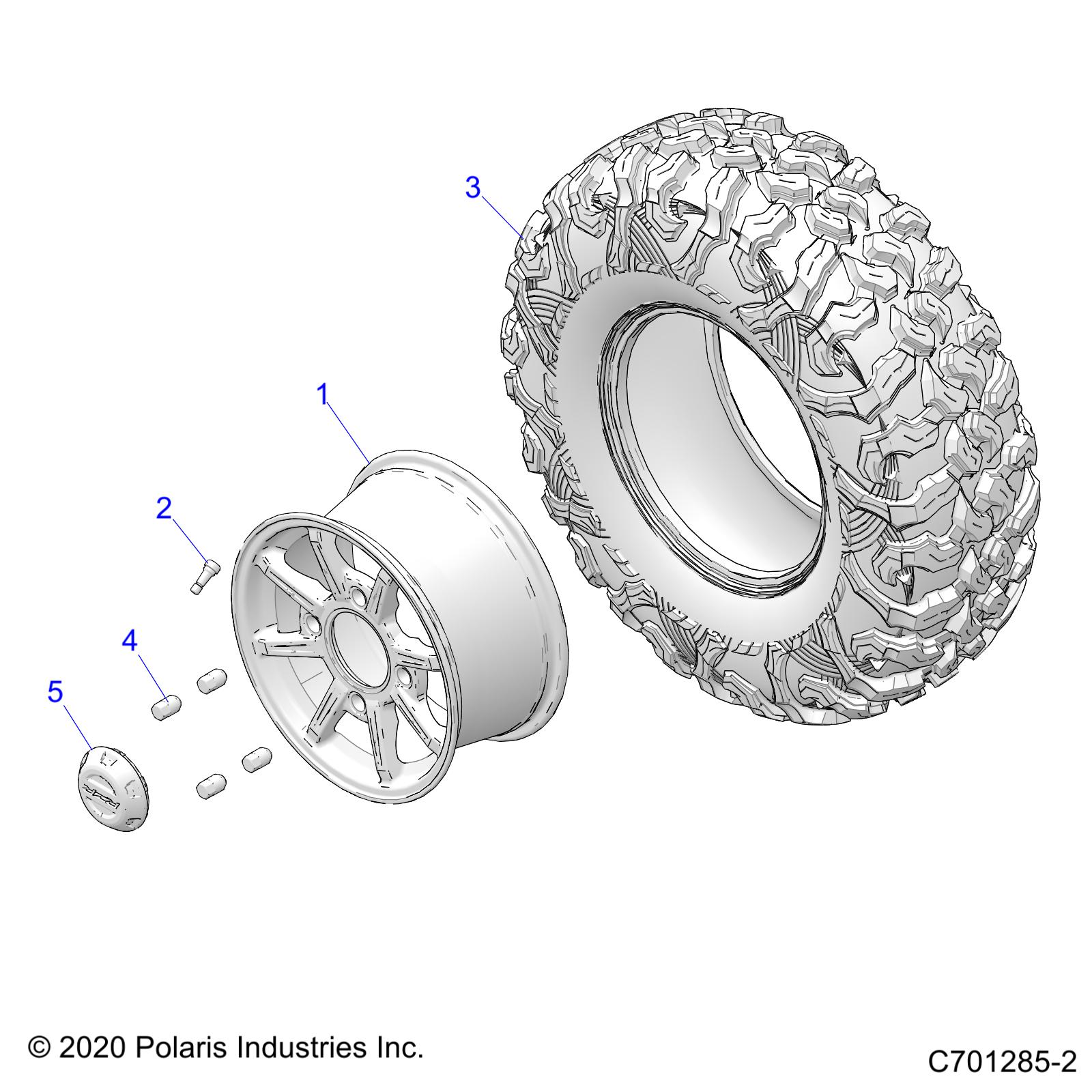 Part Number : 5417138 TIRE  30 GENUINE OEM PART 5417