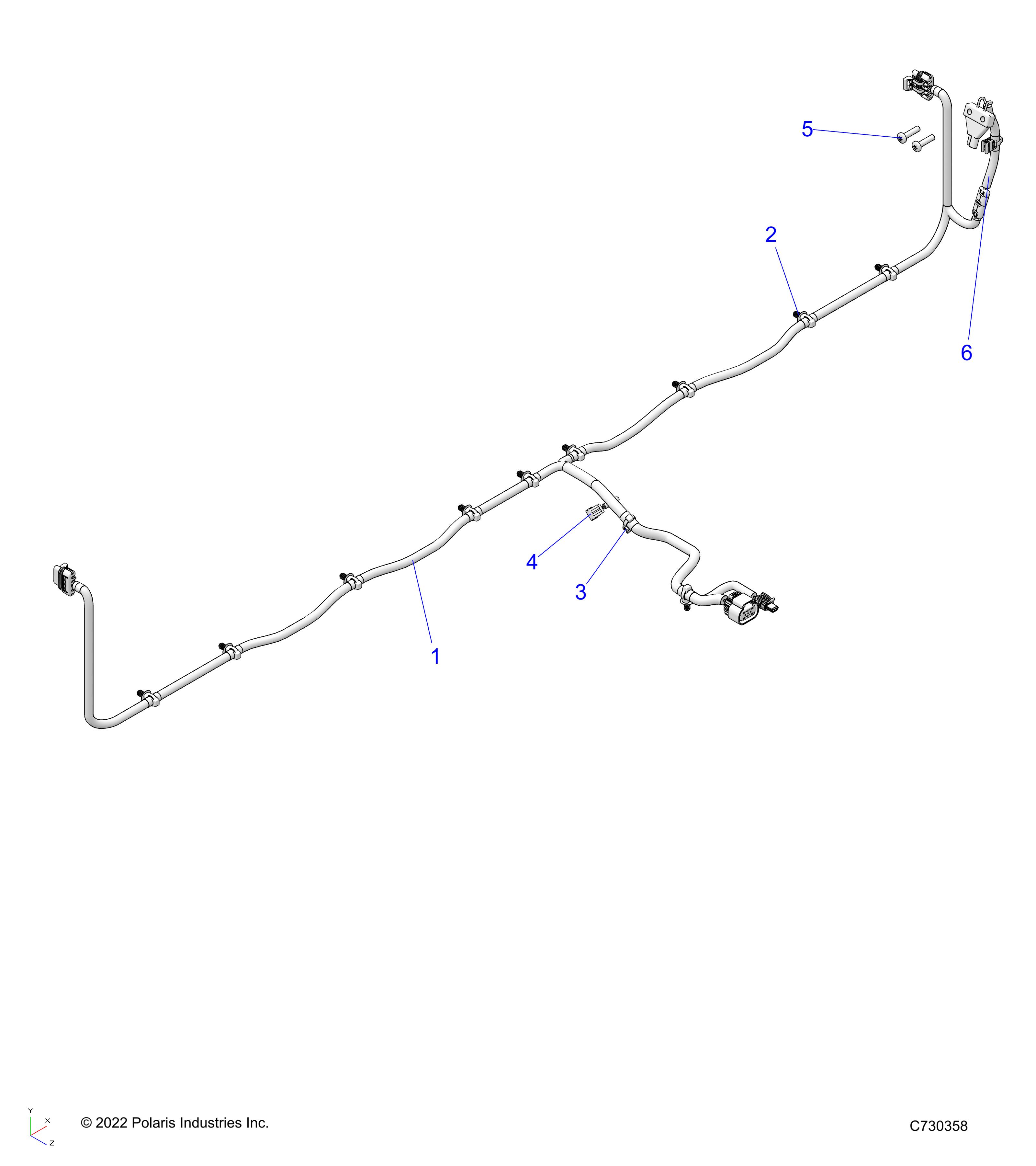 Part Number : 2416747 CABLE-CON-MOLD AUX12V