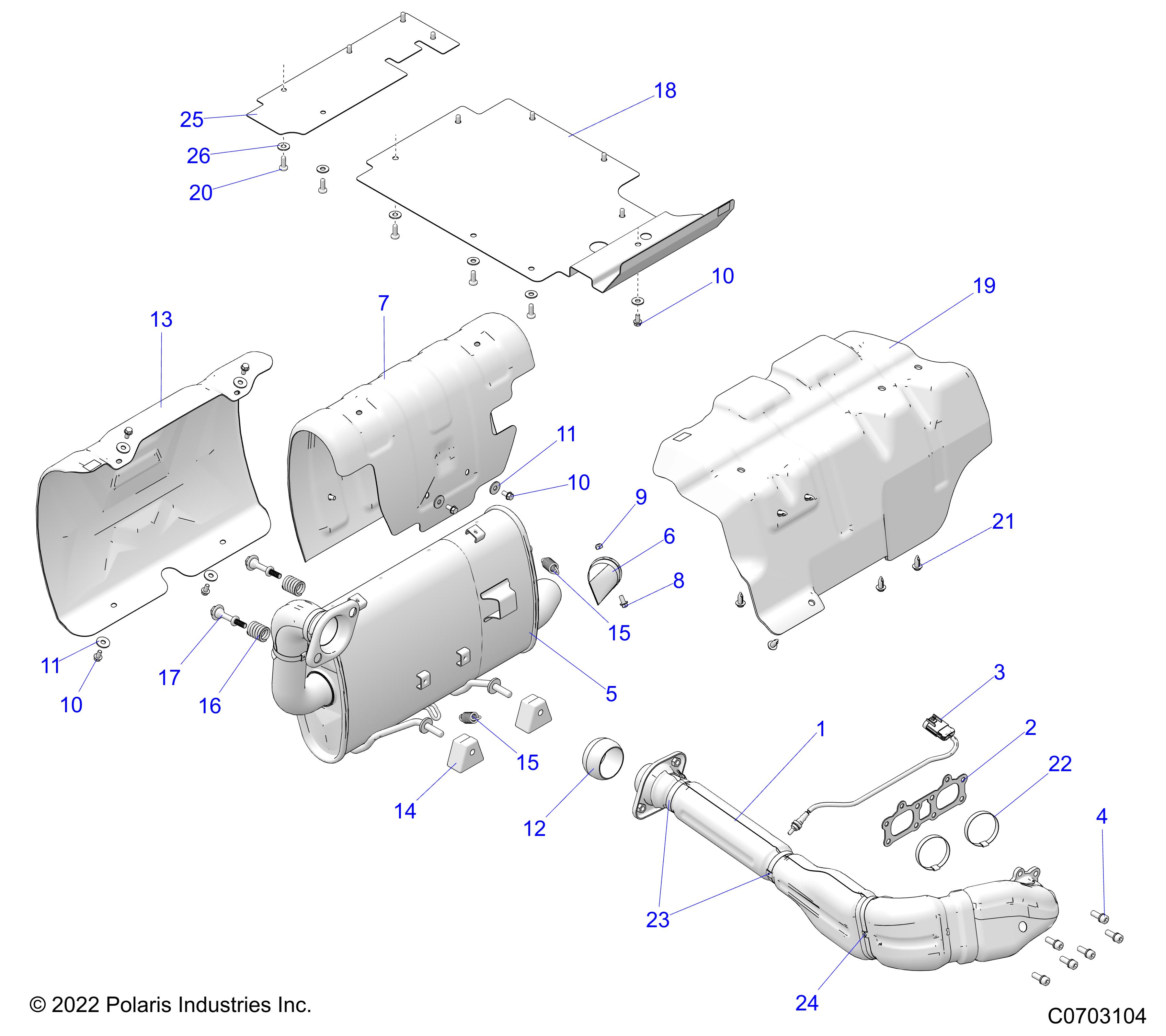 Part Number : 5260918-458 OUTER SHEILD  MATTE BLACK