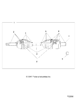 Part Number : 2206541 BOOT KIT  CV OUTER