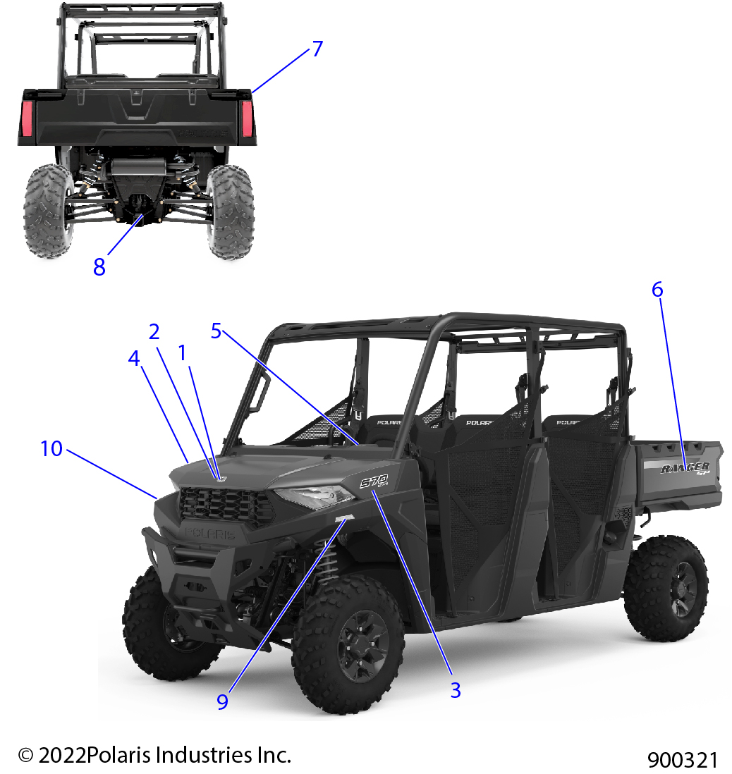 Part Number : 2209293 K-DEALER POLARIS BADGE LRG NFC