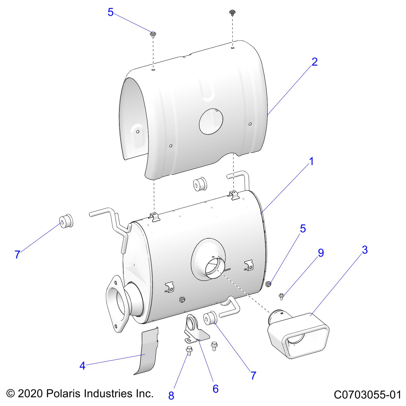 Part Number : 5272084 SHIELD-SILENCER INLET