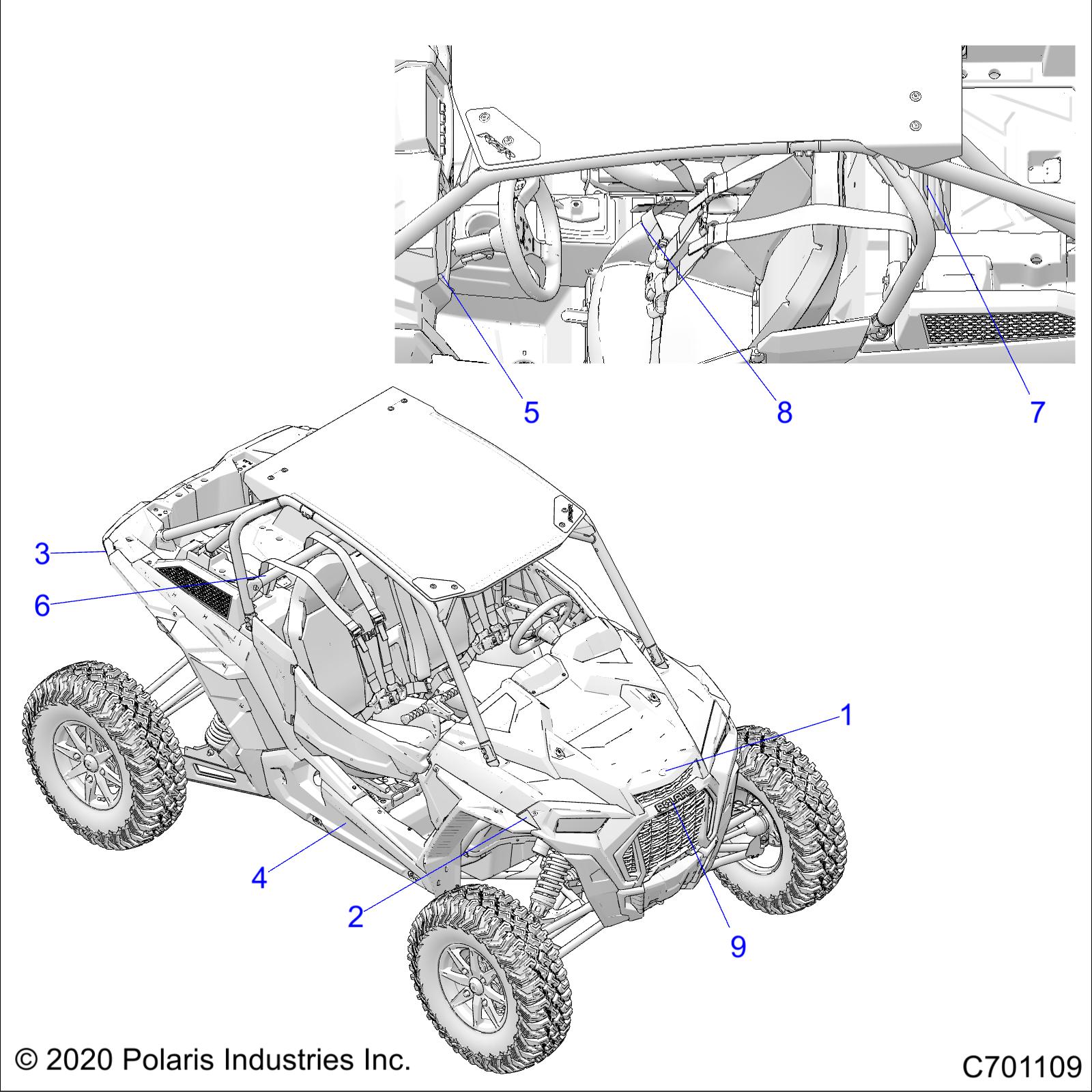 Part Number : 5265545 BADGE  POLARIS