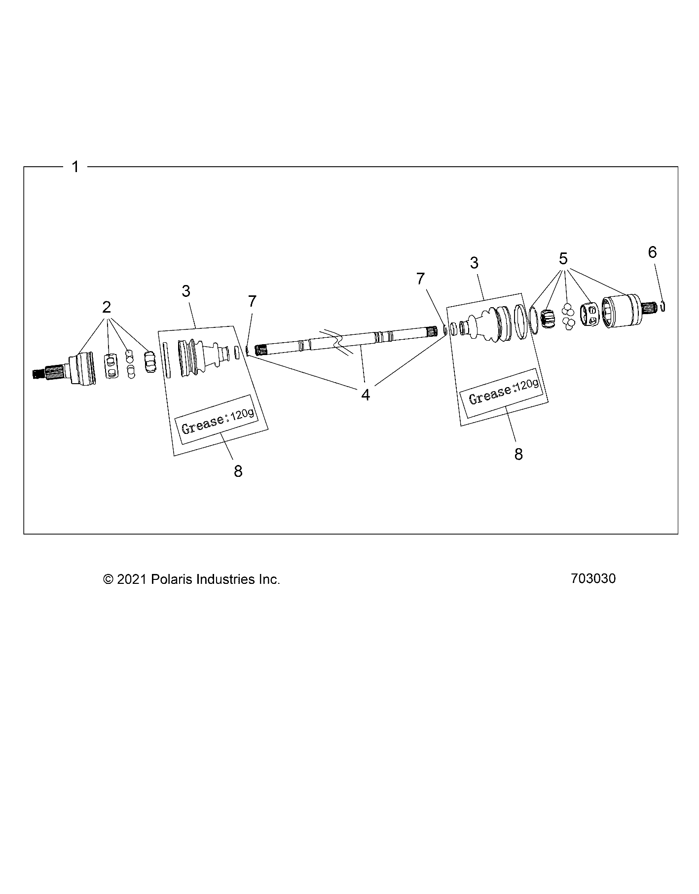 Foto diagrama Polaris que contem a peça 3236516