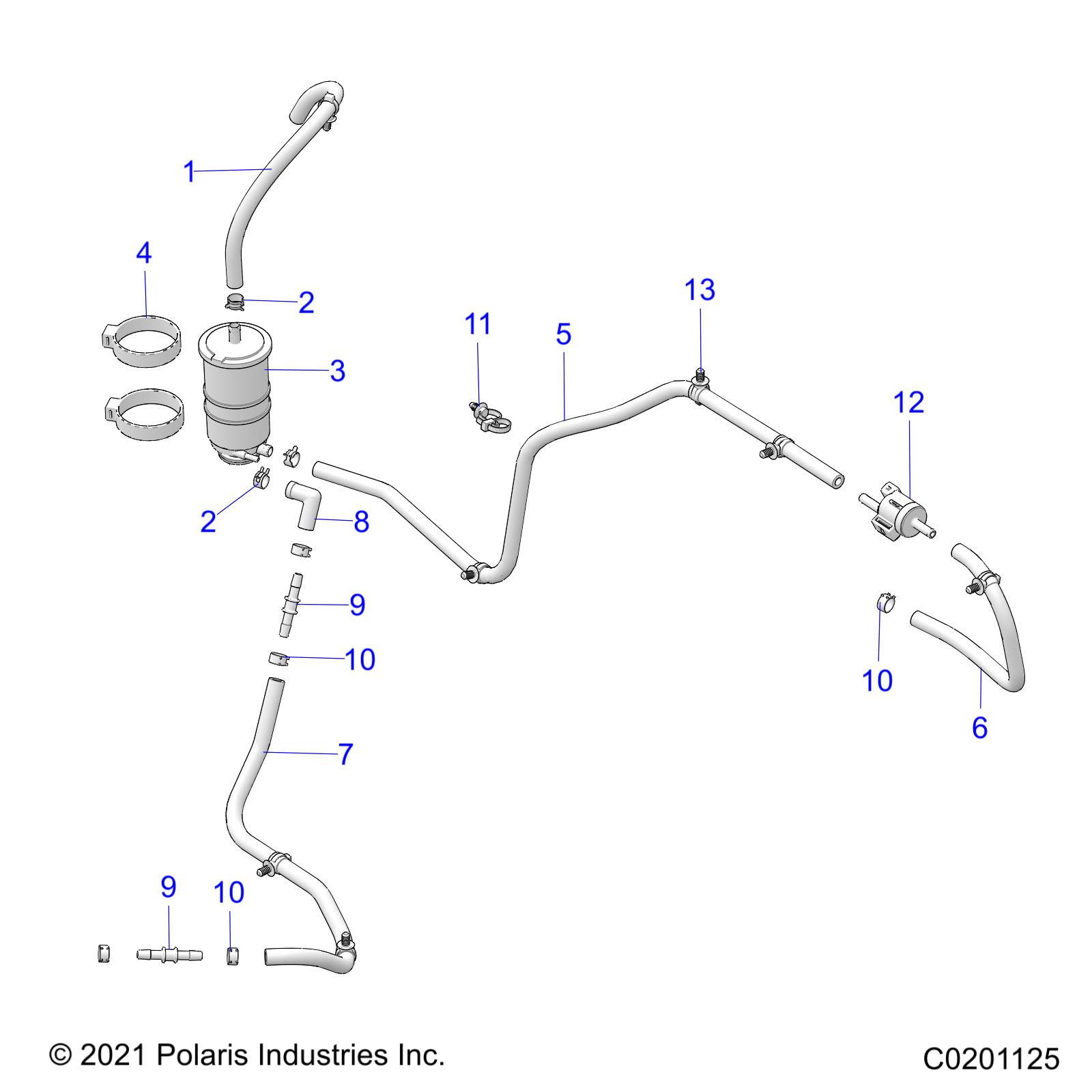 Part Number : 5416636 STRAP-MOUNT CANISTER