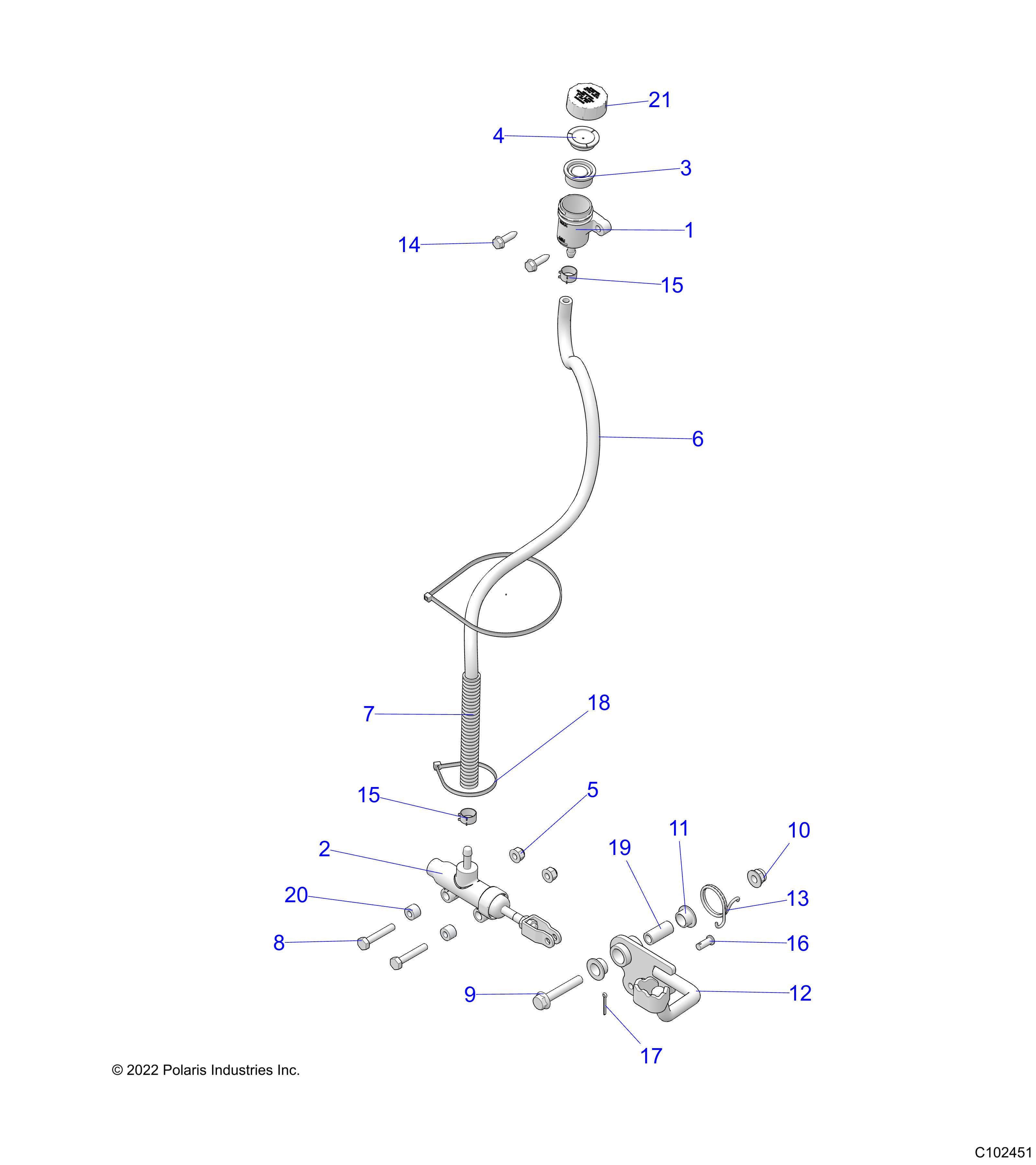 Part Number : 5437040 CUP-RESERVOIR BRAKE