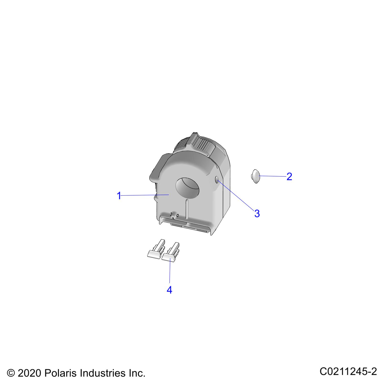 Foto diagrama Polaris que contem a peça 4019044